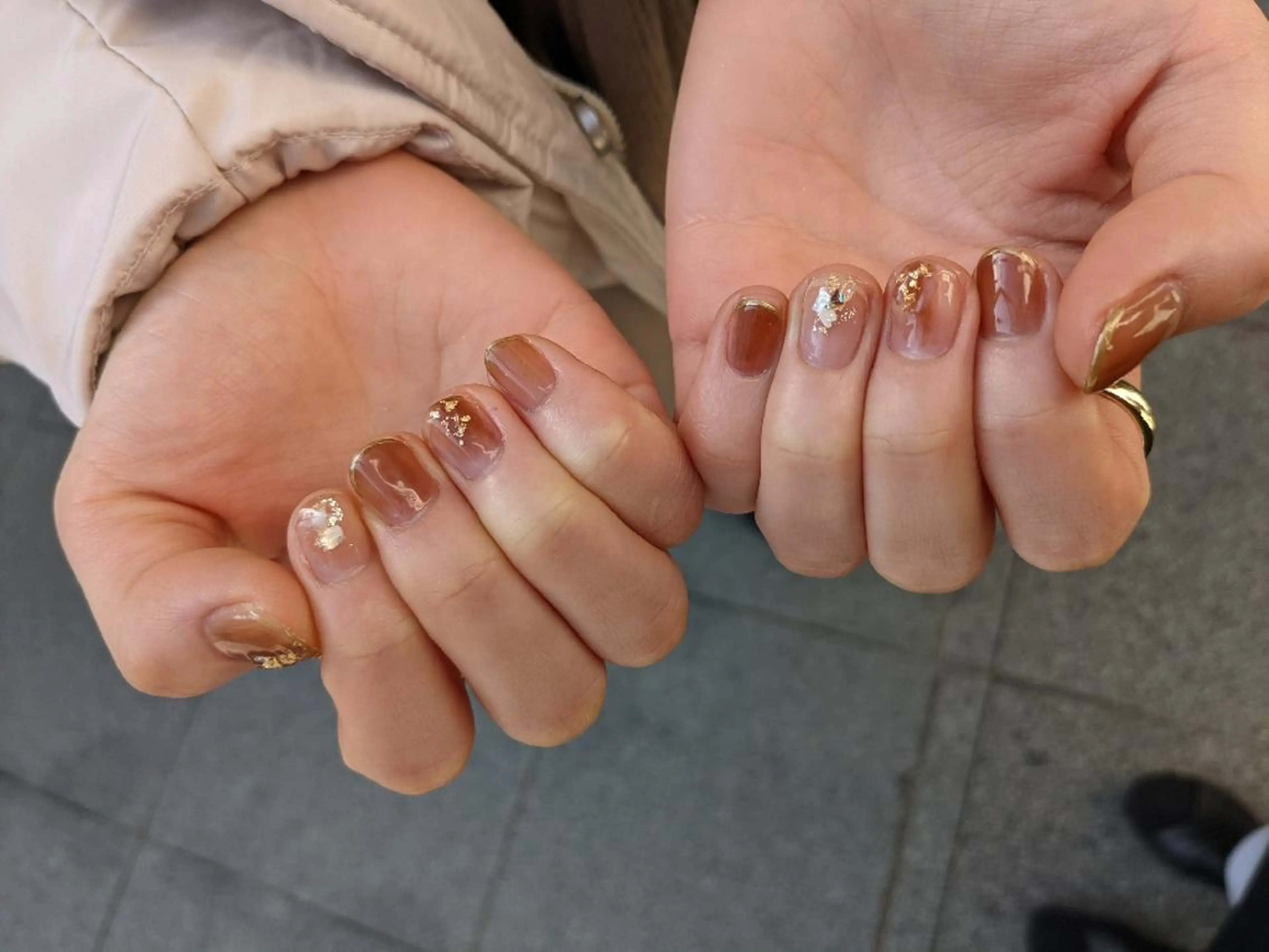 ネイル ニュアンスネイル シンプルネイル shimizu yuuのネイルデザイン