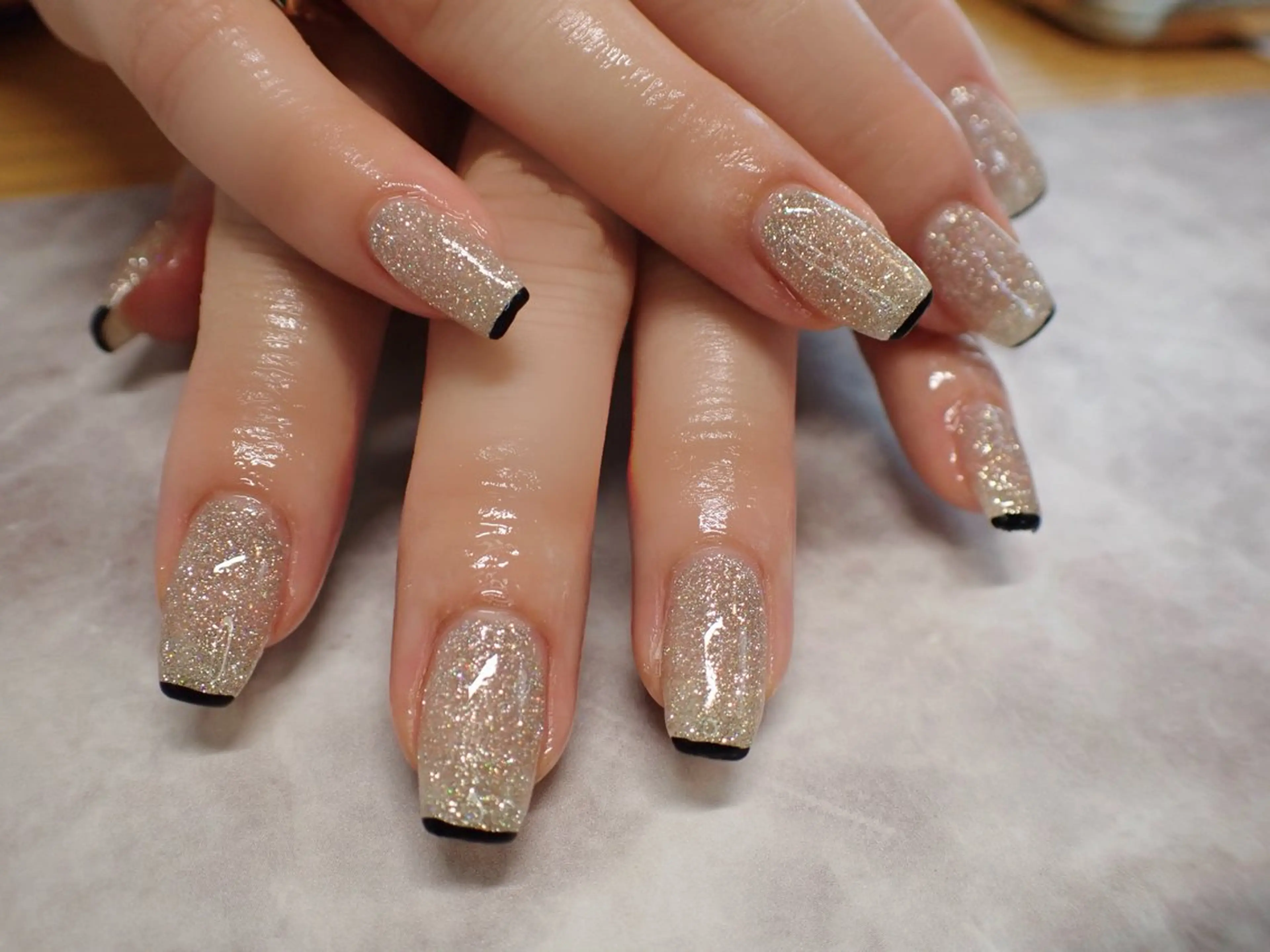 ネイル フレンチネイル ハンドネイル Nailsalon C.U.Eのネイルデザイン