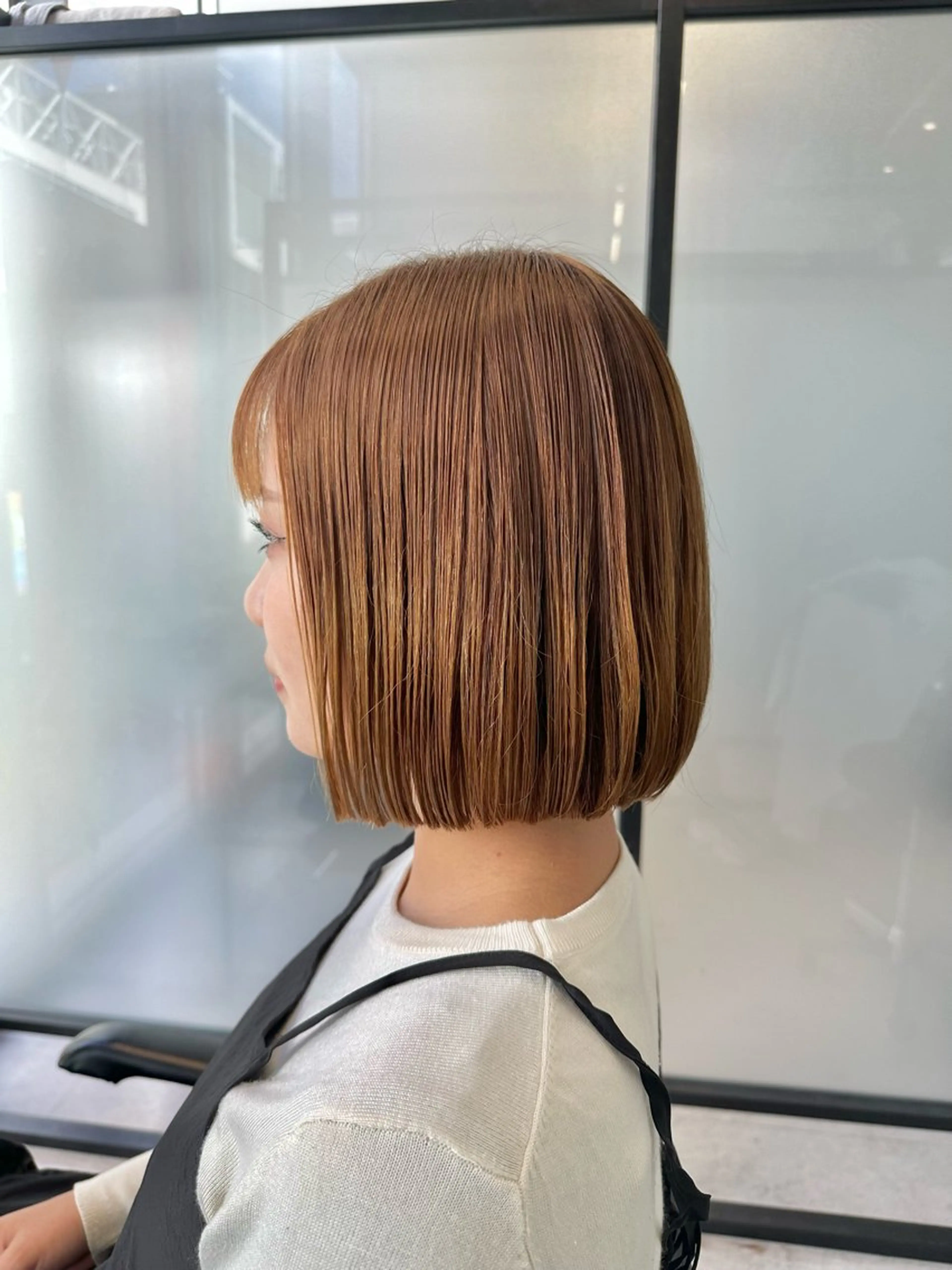 ミディアム SALOWIN心斎橋Suite店所属・洗っても取れない 髪質改善|OJIROのヘアスタイル