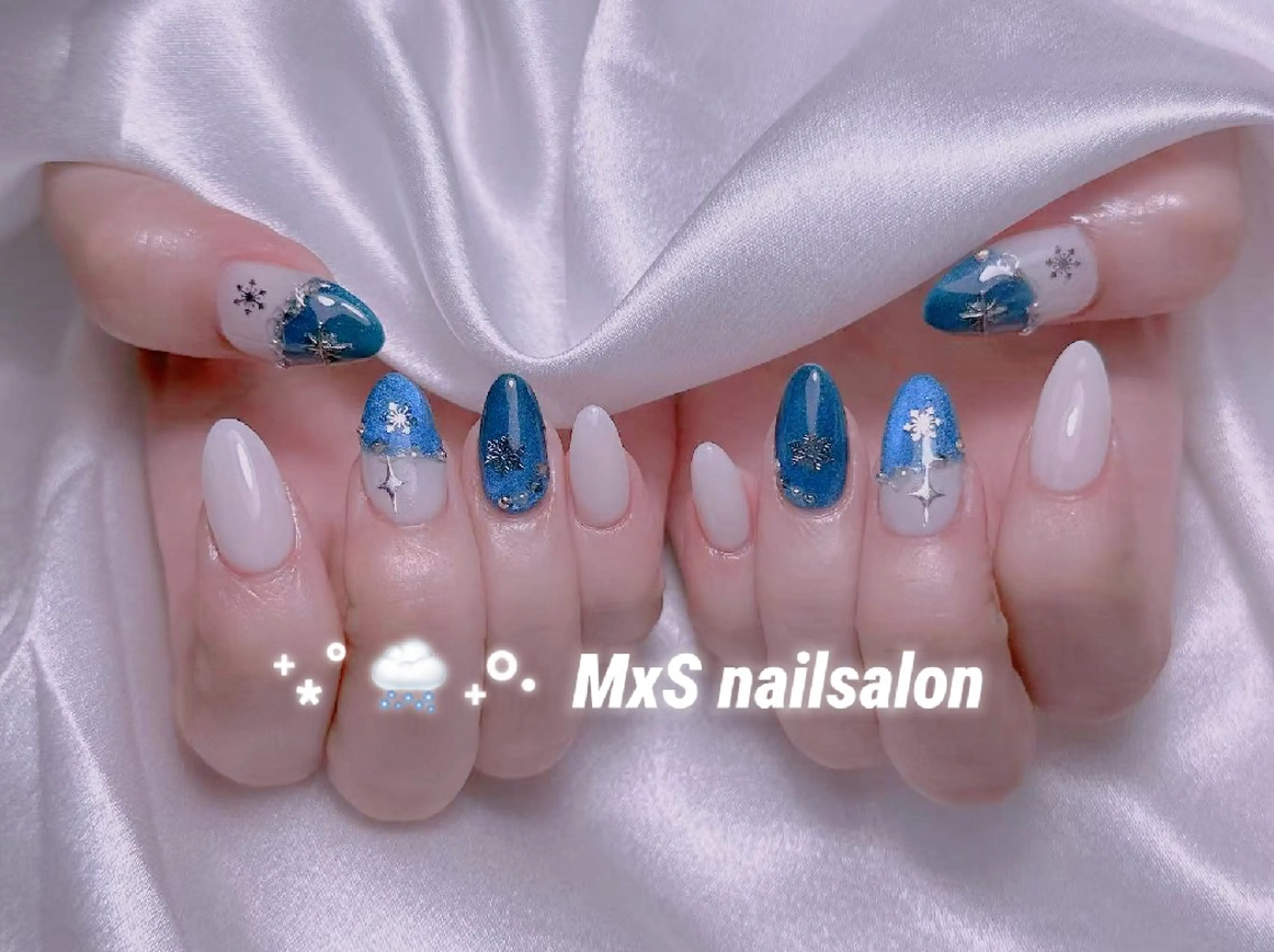 ネイル ハンドネイル MxS Nail 【長さだし/フィルイン/マグネット/ワンホンネイル/韓国ネイル/パラジェル】所属・M×S Nail みなのネイルデザイン