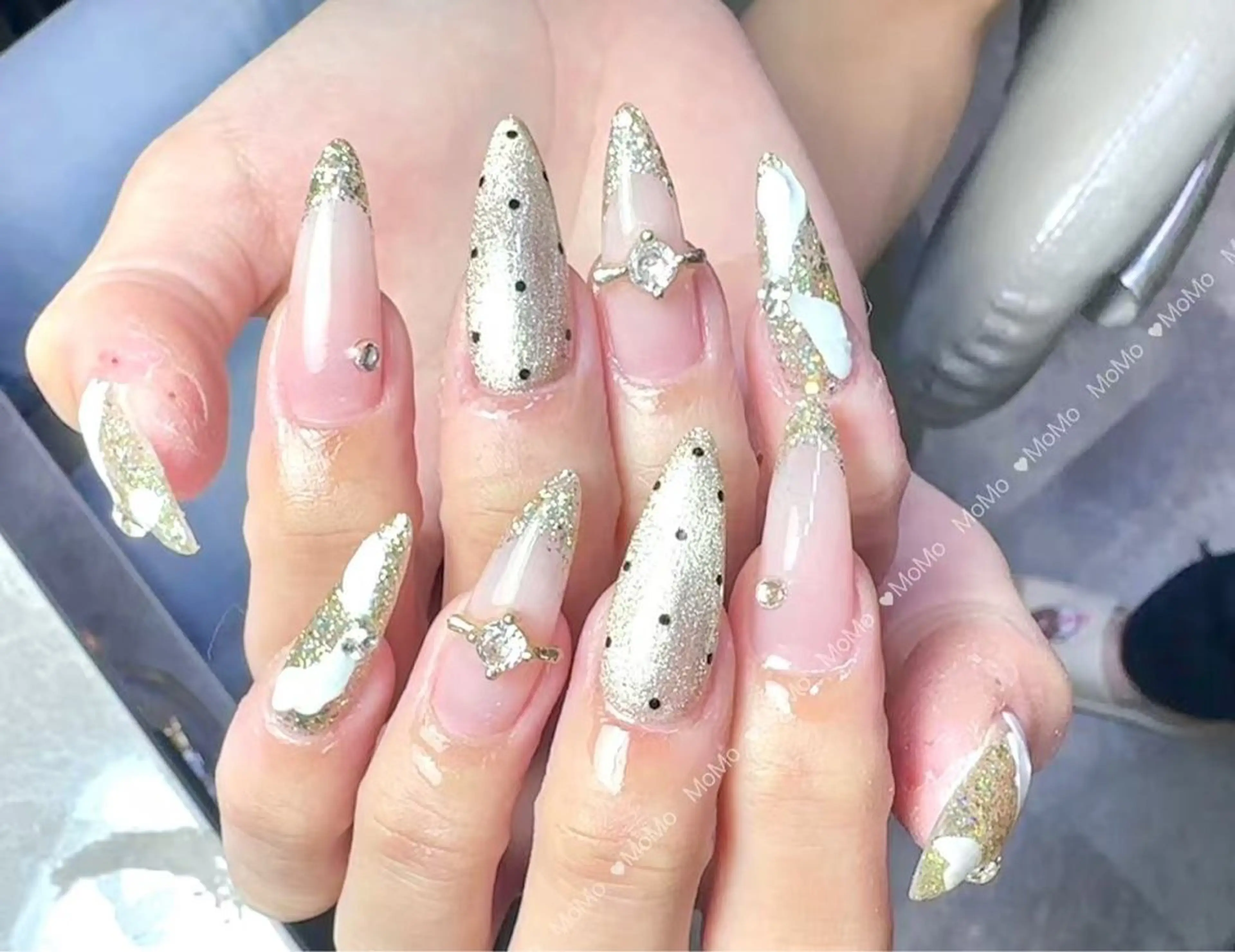 ネイル ニュアンスネイル ワンホンネイル MOMO 川崎所属・moriki nailのネイルデザイン