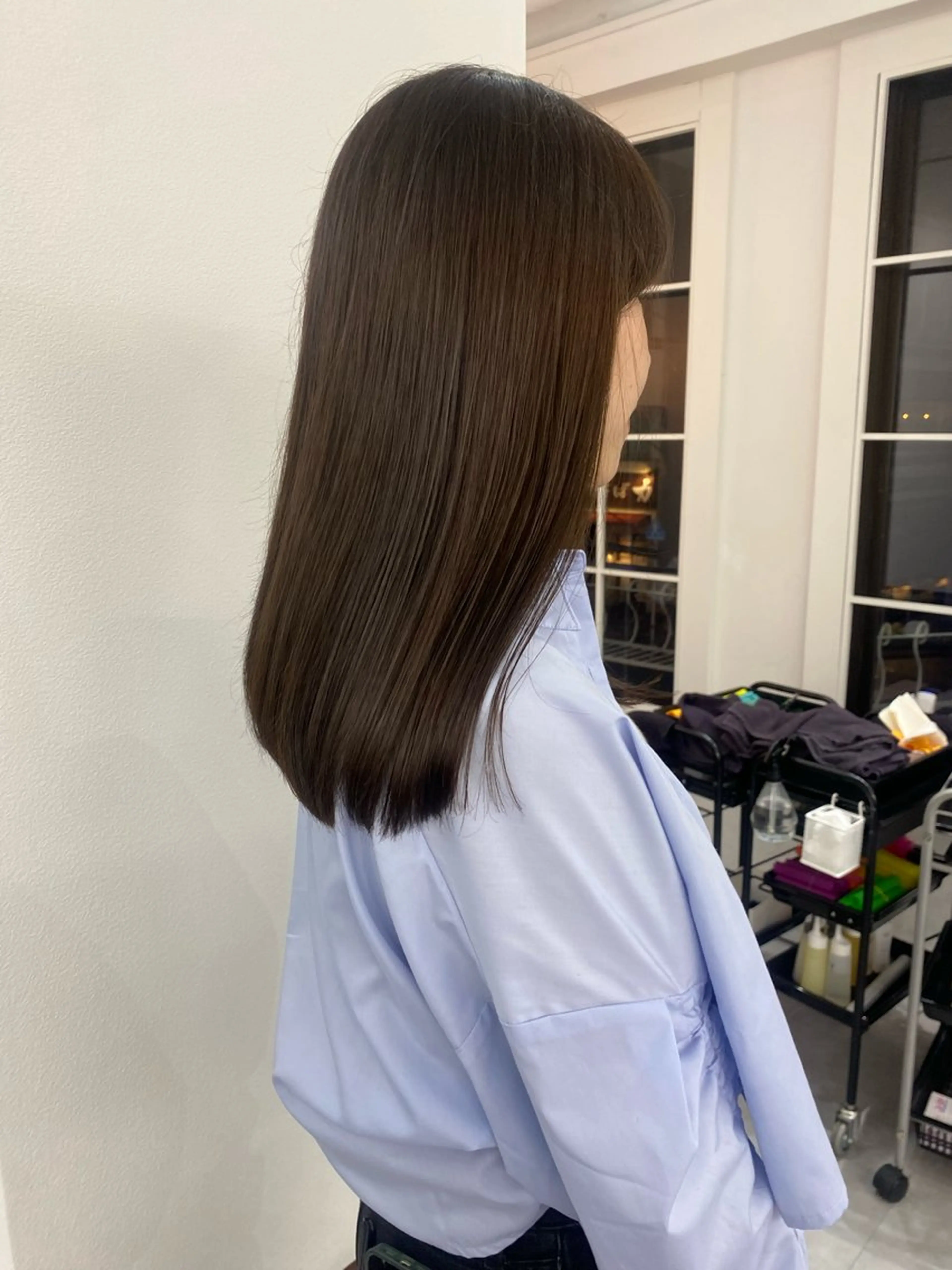 ロング カラー レイヤーボブ/ 艶カラー/サナ🌼のヘアスタイル