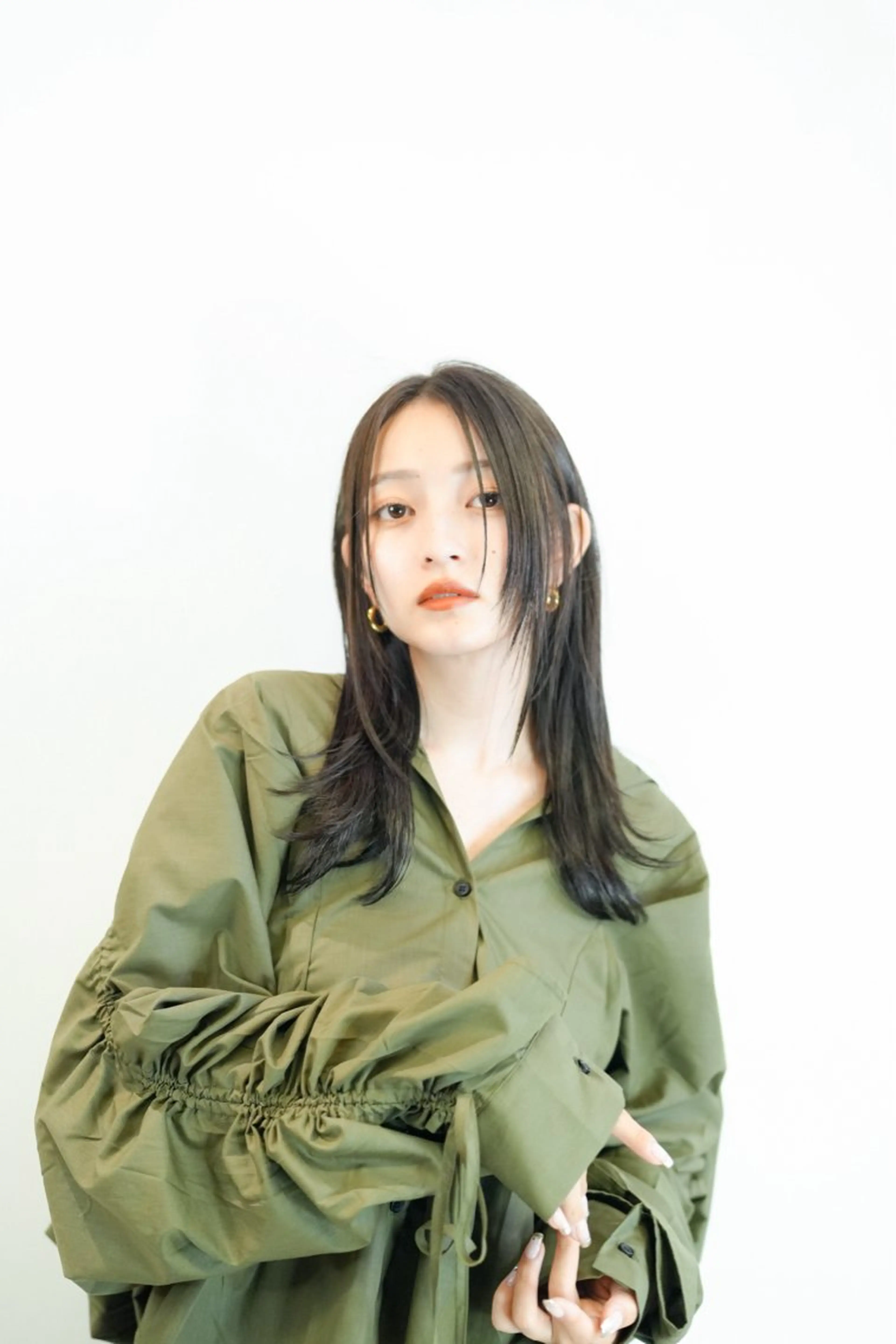 ロング カラー アディクシーカラー バレイヤージュ ブリーチ デザインカラー ダブルカラー カット トリートメント opus 店長大和 レイヤー/赤み消しのヘアスタイル