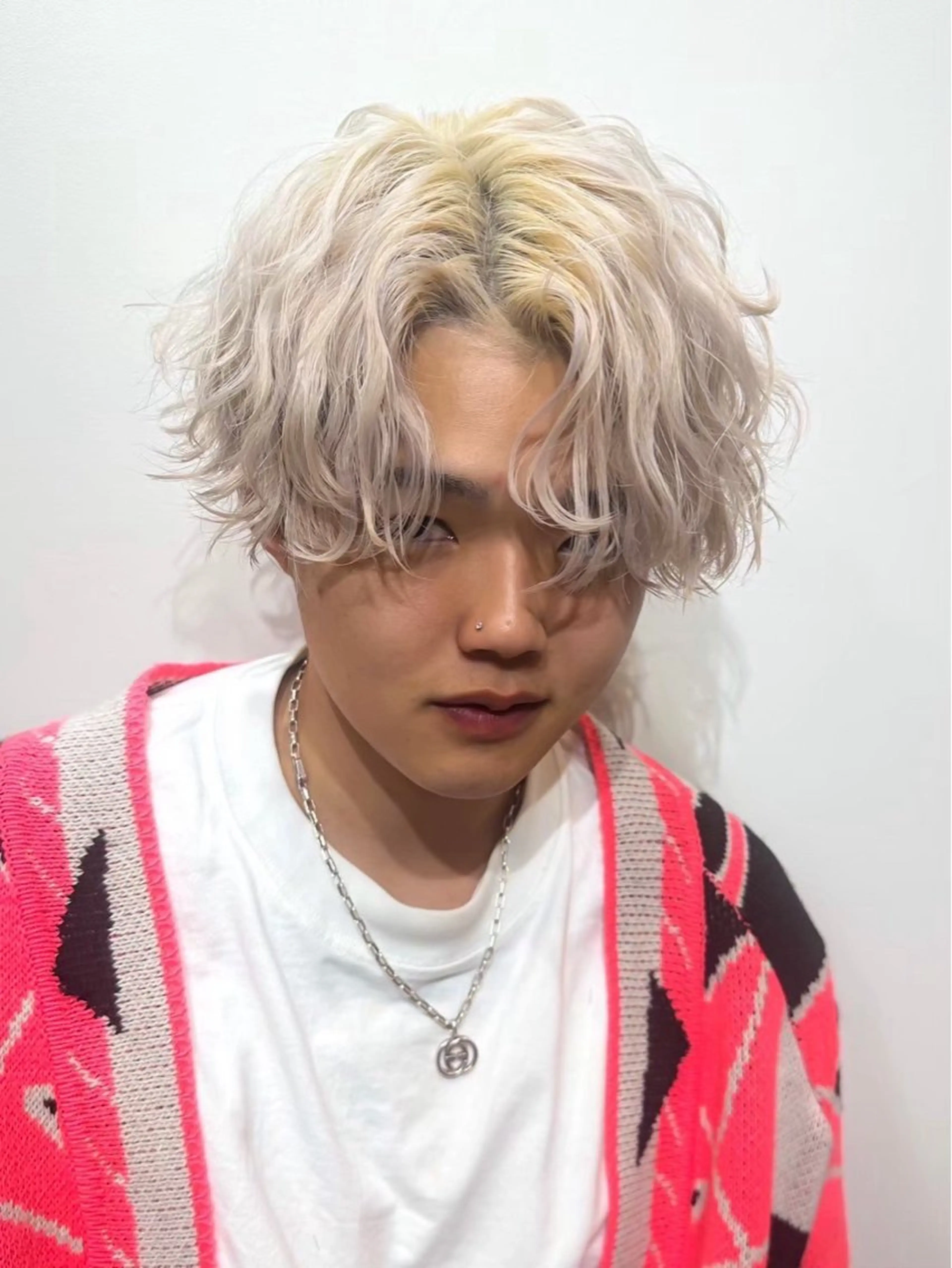 パーマ メンズ men'sカット.パ ーマHIKARI🐥のヘアスタイル