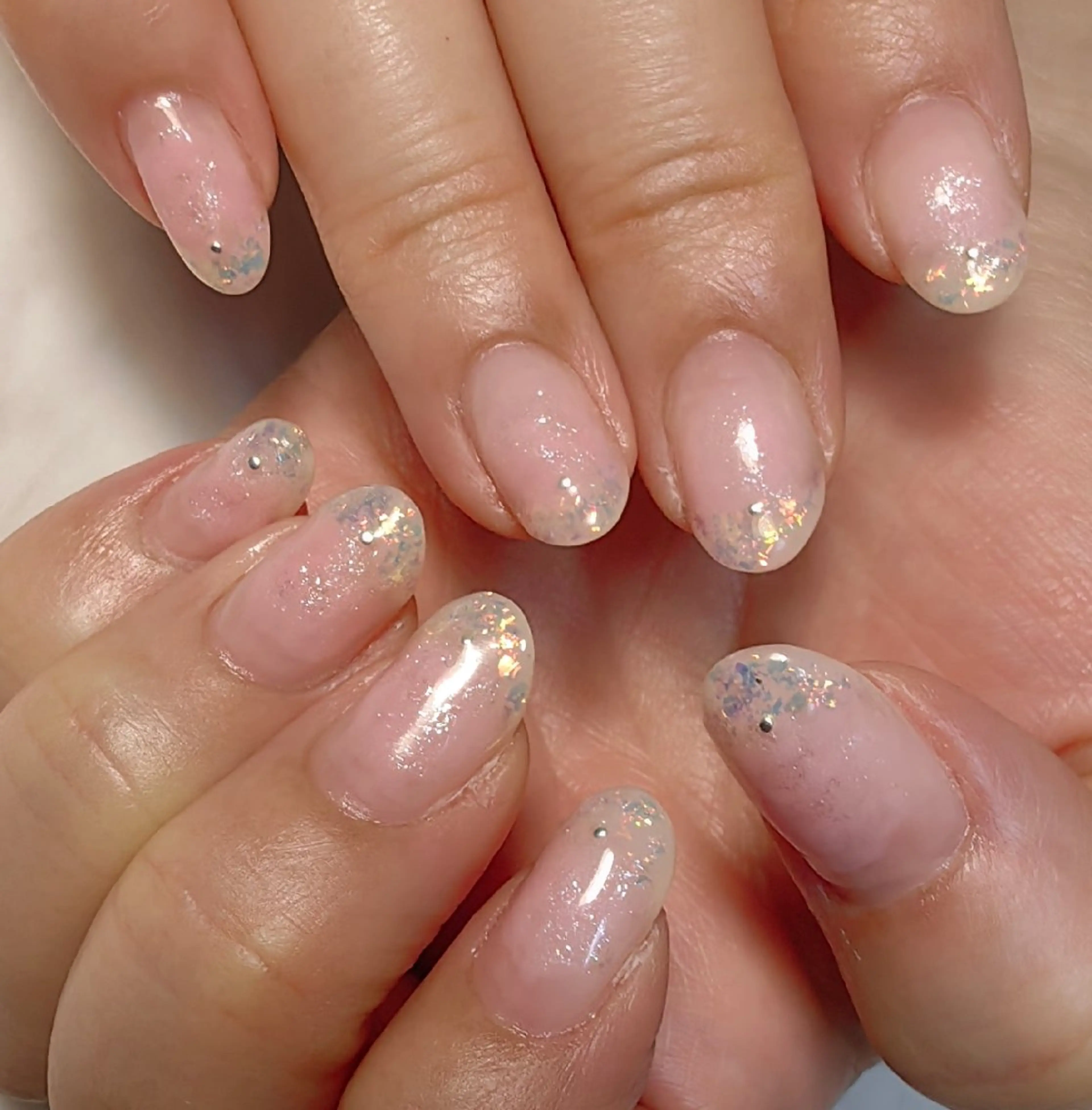 ネイル オーロラネイル ハンドネイル reve あやののネイルデザイン