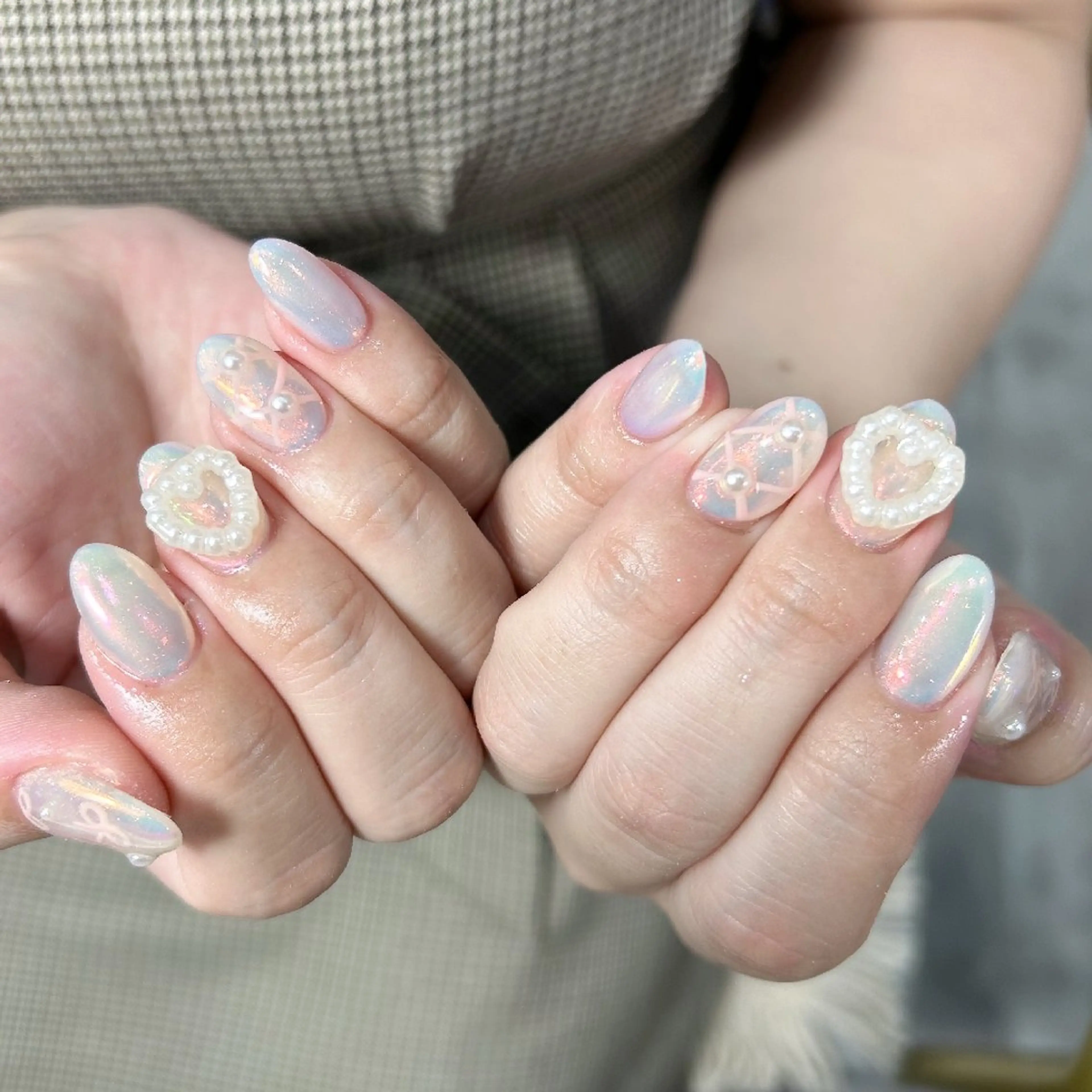 ネイル アートネイル フラワーネイル フットネイル ジェルネイル ガーリー ハンドネイル UM Nail Salonのネイルデザイン
