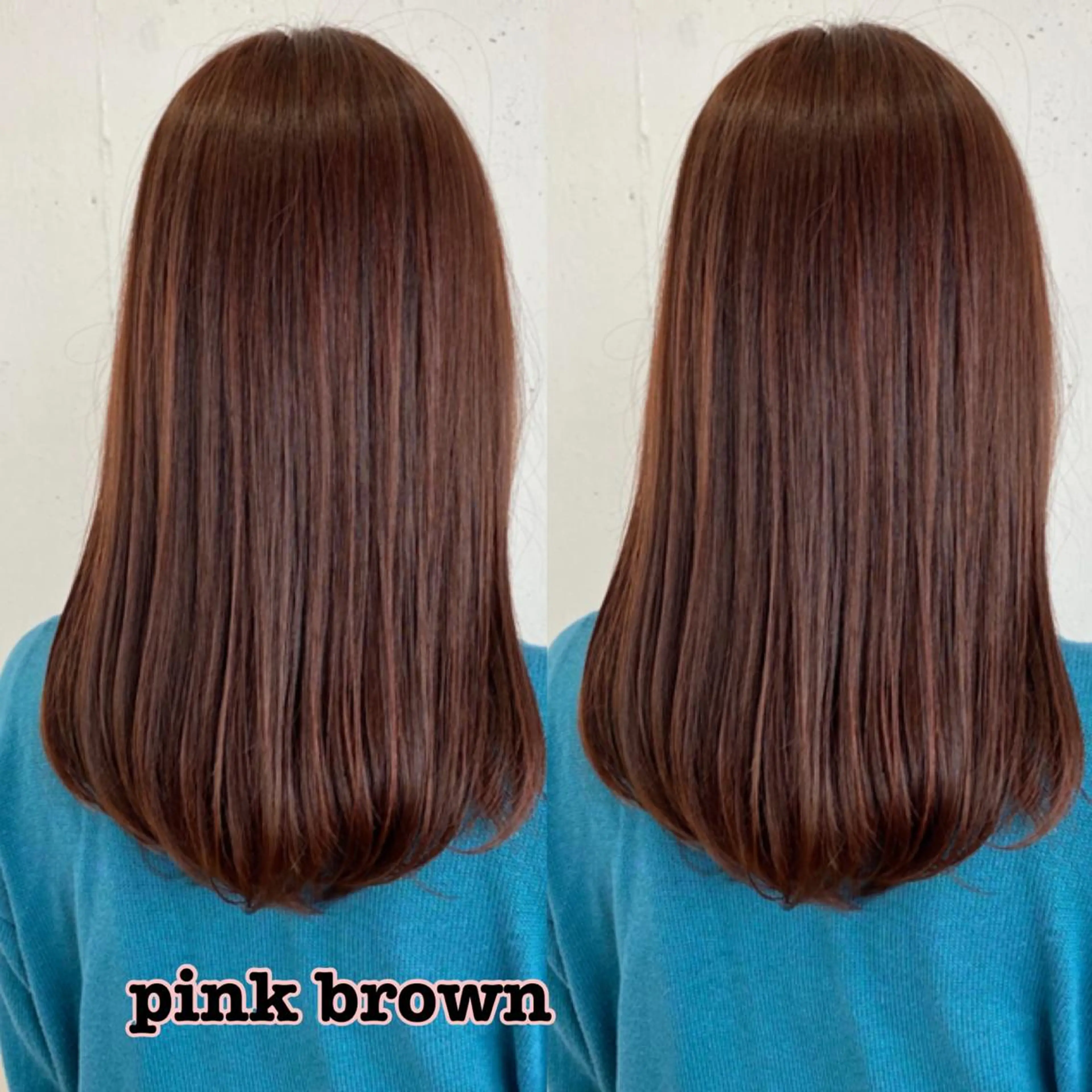 セミロング カラー ピンクカラー SALOWIN調布店所属・ツヤ髪師 kichiのヘアスタイル