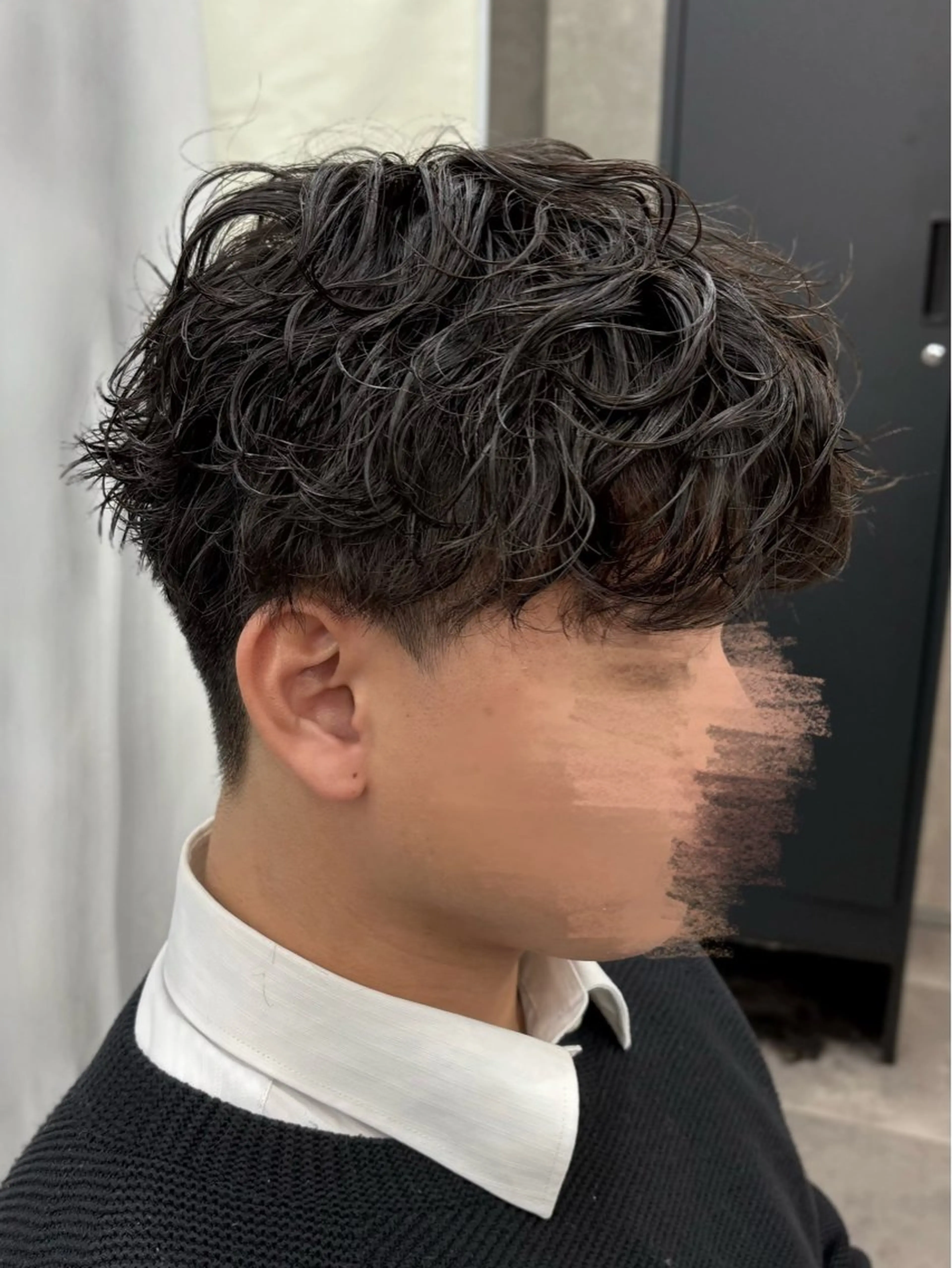 【メンズモデル様限定】カット+パーマの写真