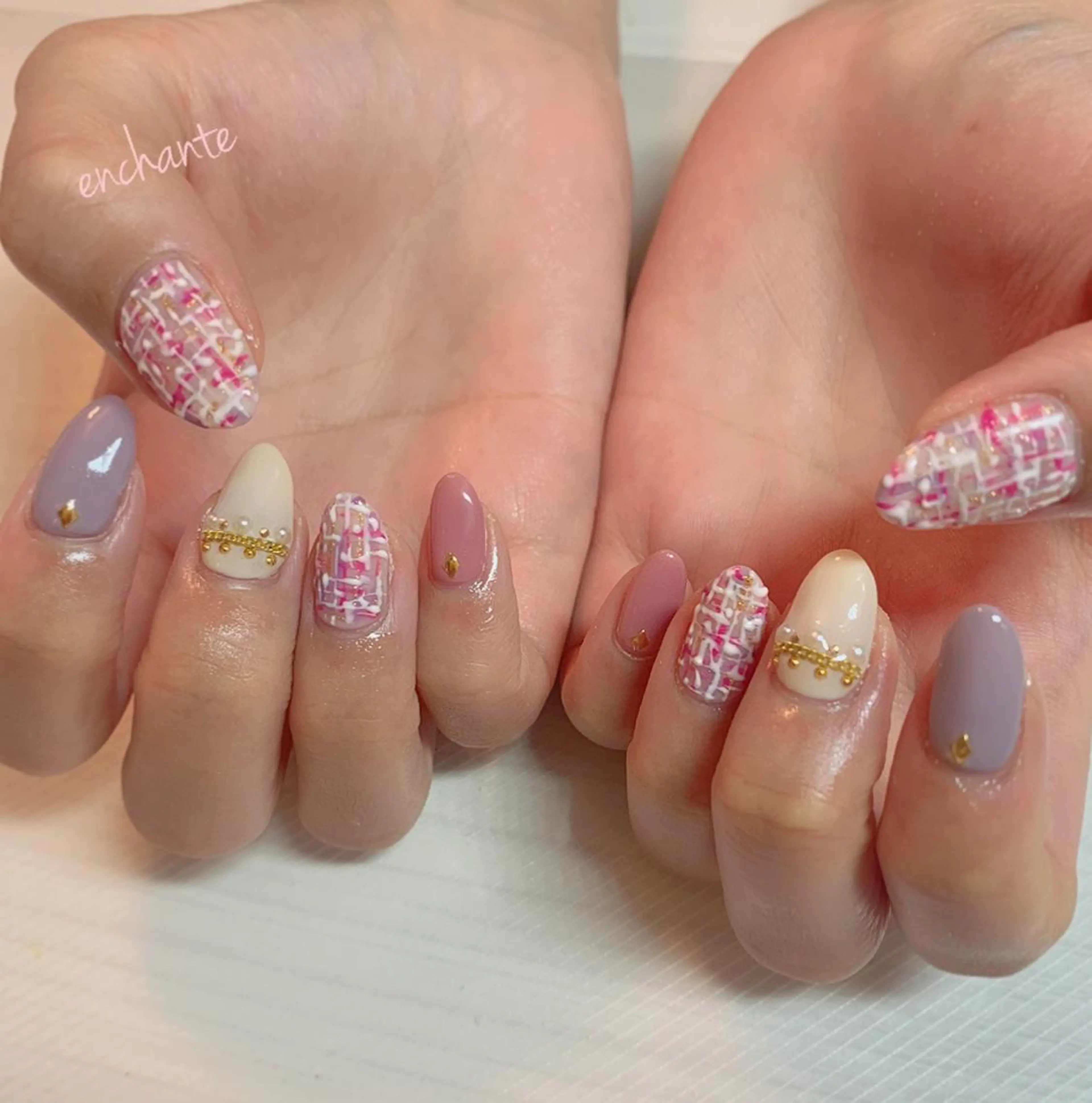 ネイル アンシャンテ所属・enchante 自由が丘のネイルデザイン