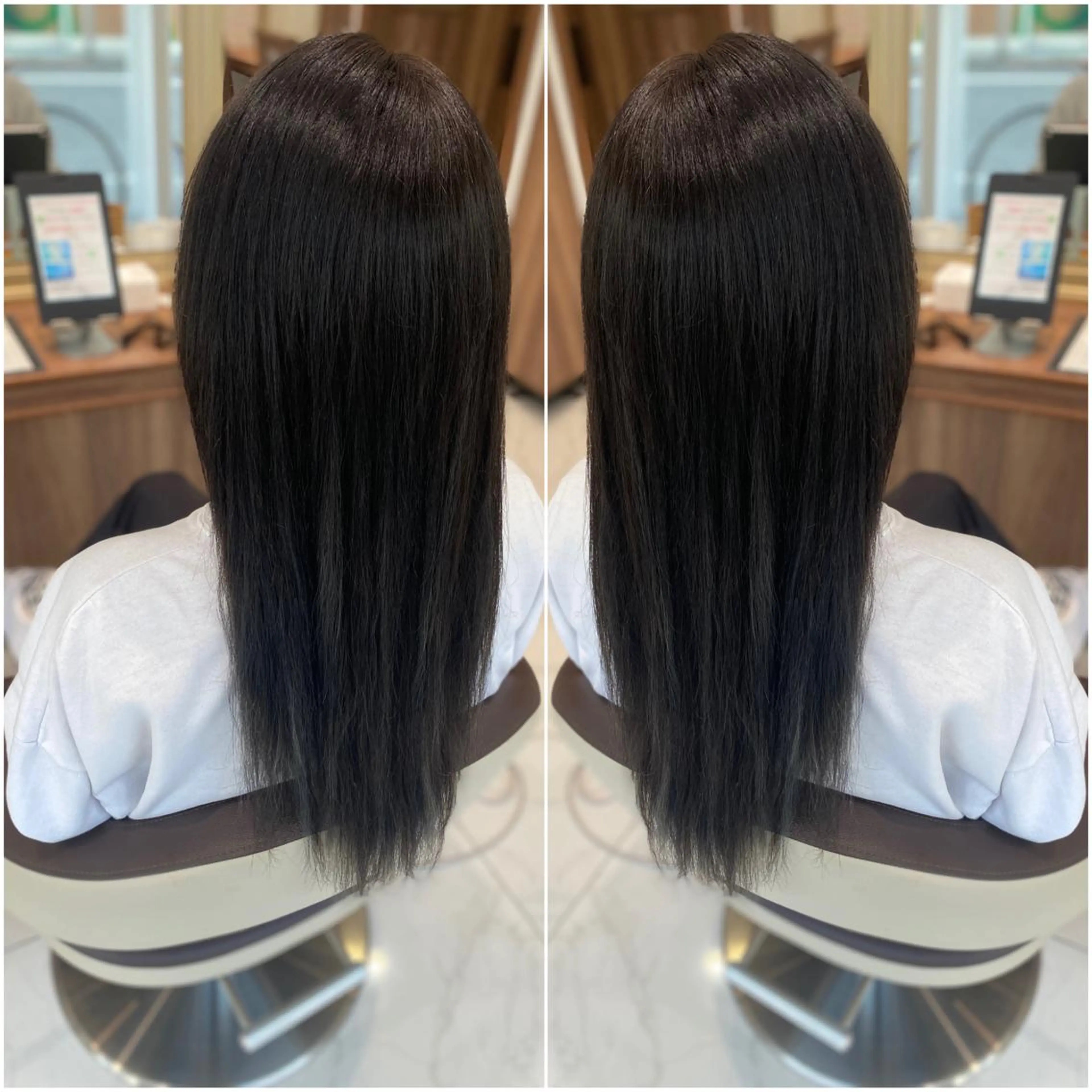 ロング カラー 全席個室　暖色カラー Zina松園優香🌸のヘアスタイル