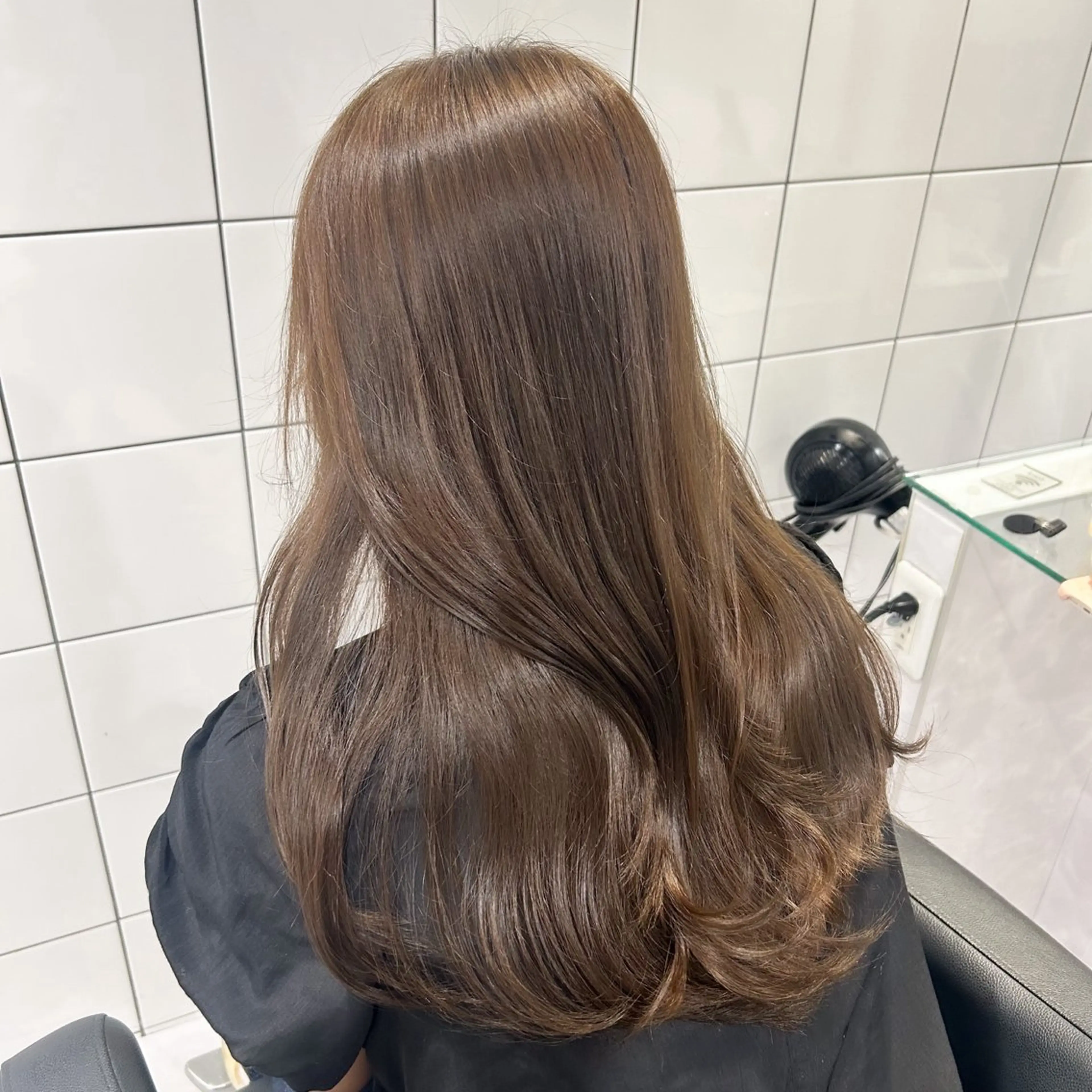 ロング カラー カット ヘアカラー トリートメント 表参道/透明感カラー /暗髪/ジュキヤのヘアスタイル