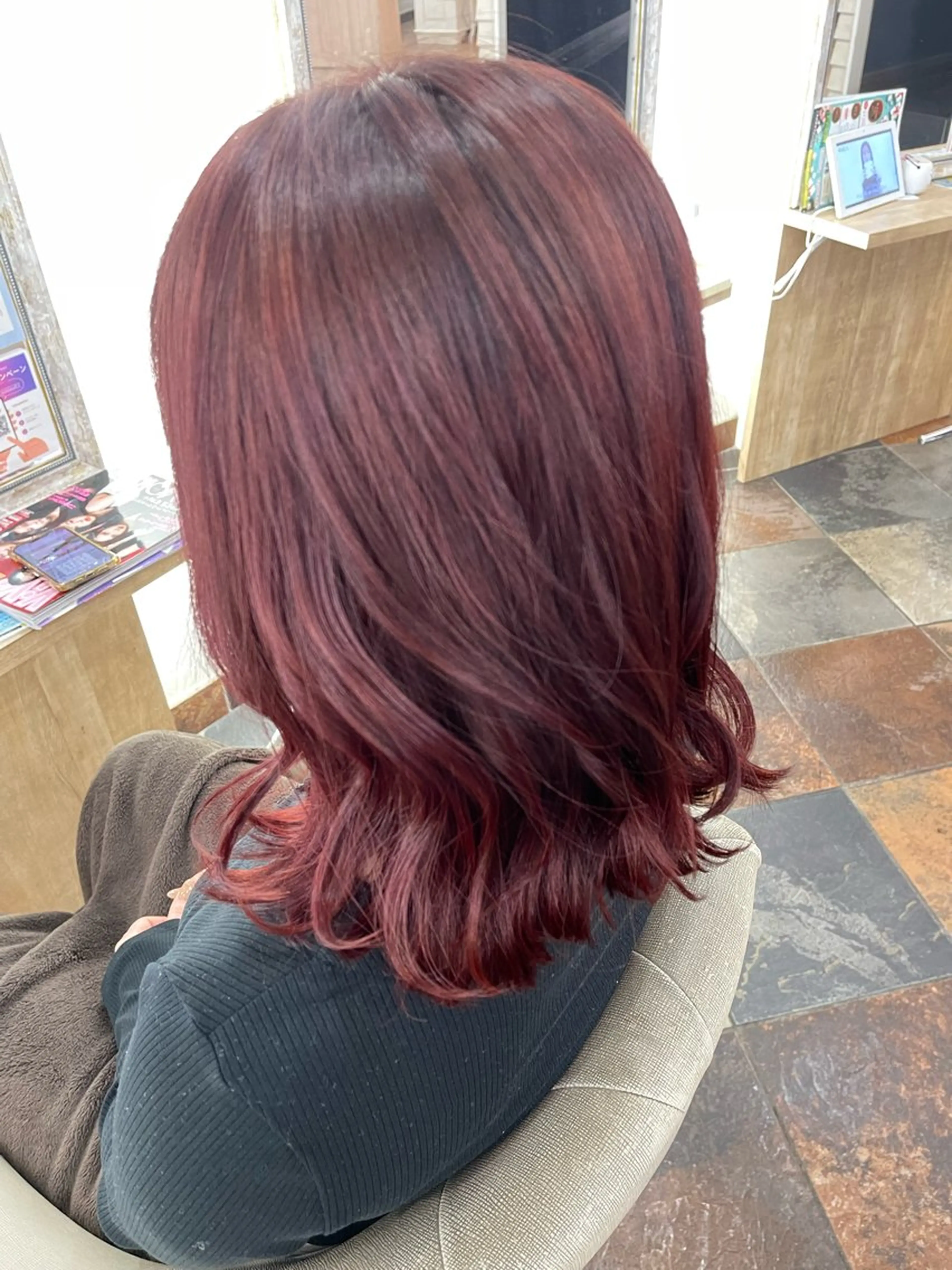 セミロング 【髪質改善カラー✨】 りゅせ🫧下北沢瑞江のヘアスタイル