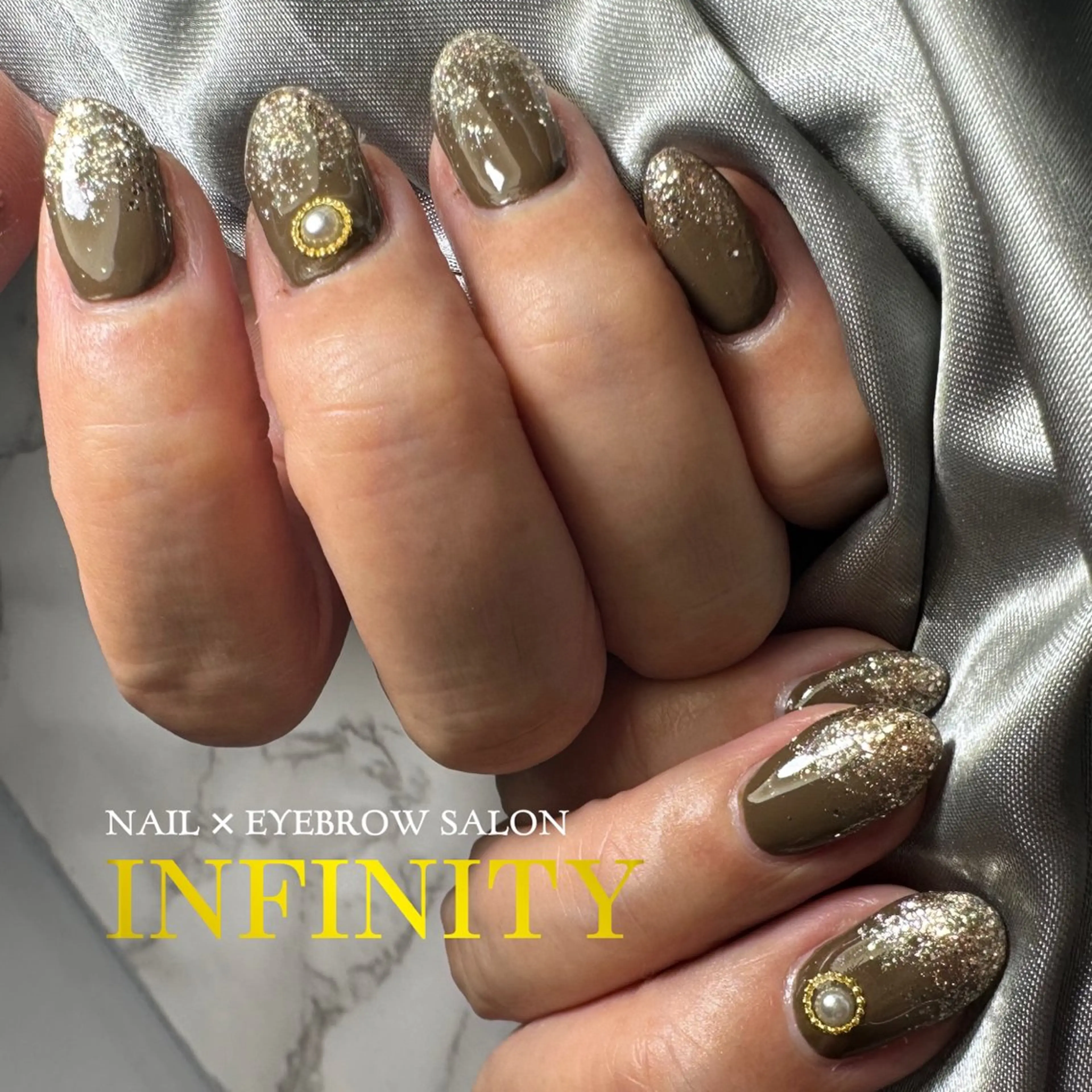 ネイル ラメ(グリッター) メンズネイル ワンカラーネイル ハンドネイル INFINITY所属・INFINITY nailのネイルデザイン