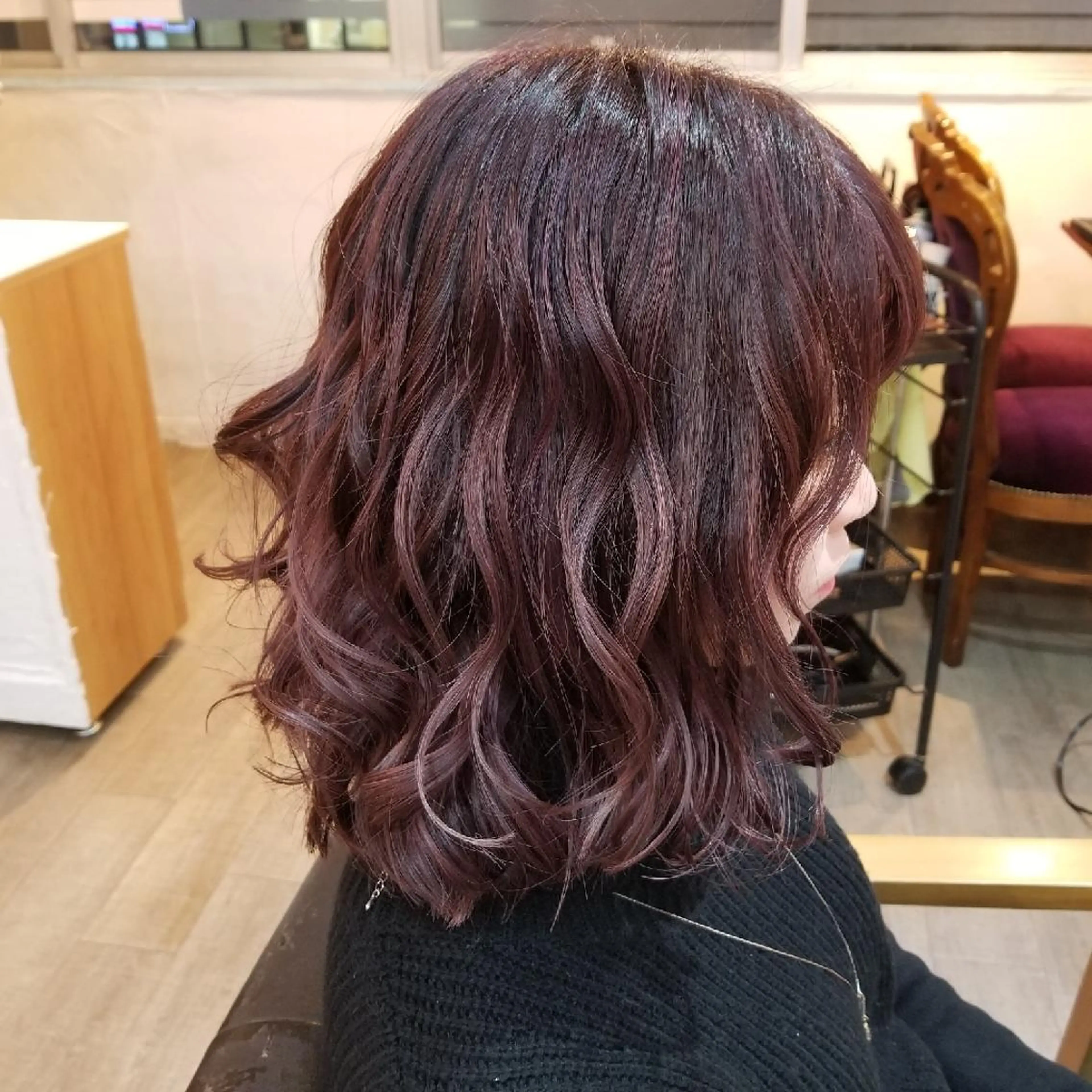 ミディアム カラー ヘアカラー bathair  所属・bathair 持田侑祐のヘアスタイル