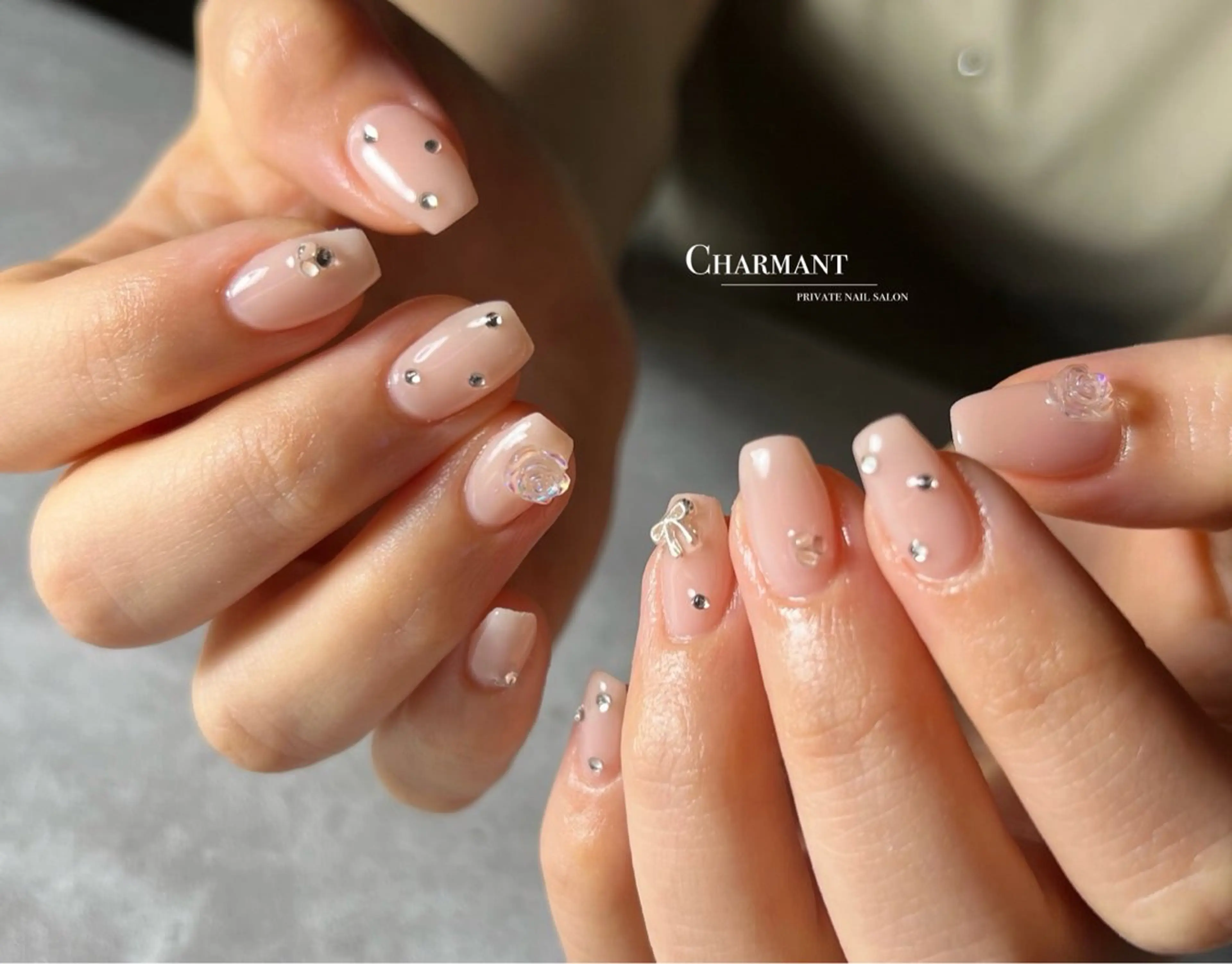 ネイル ハンドネイル Minako 【Charmant】のネイルデザイン