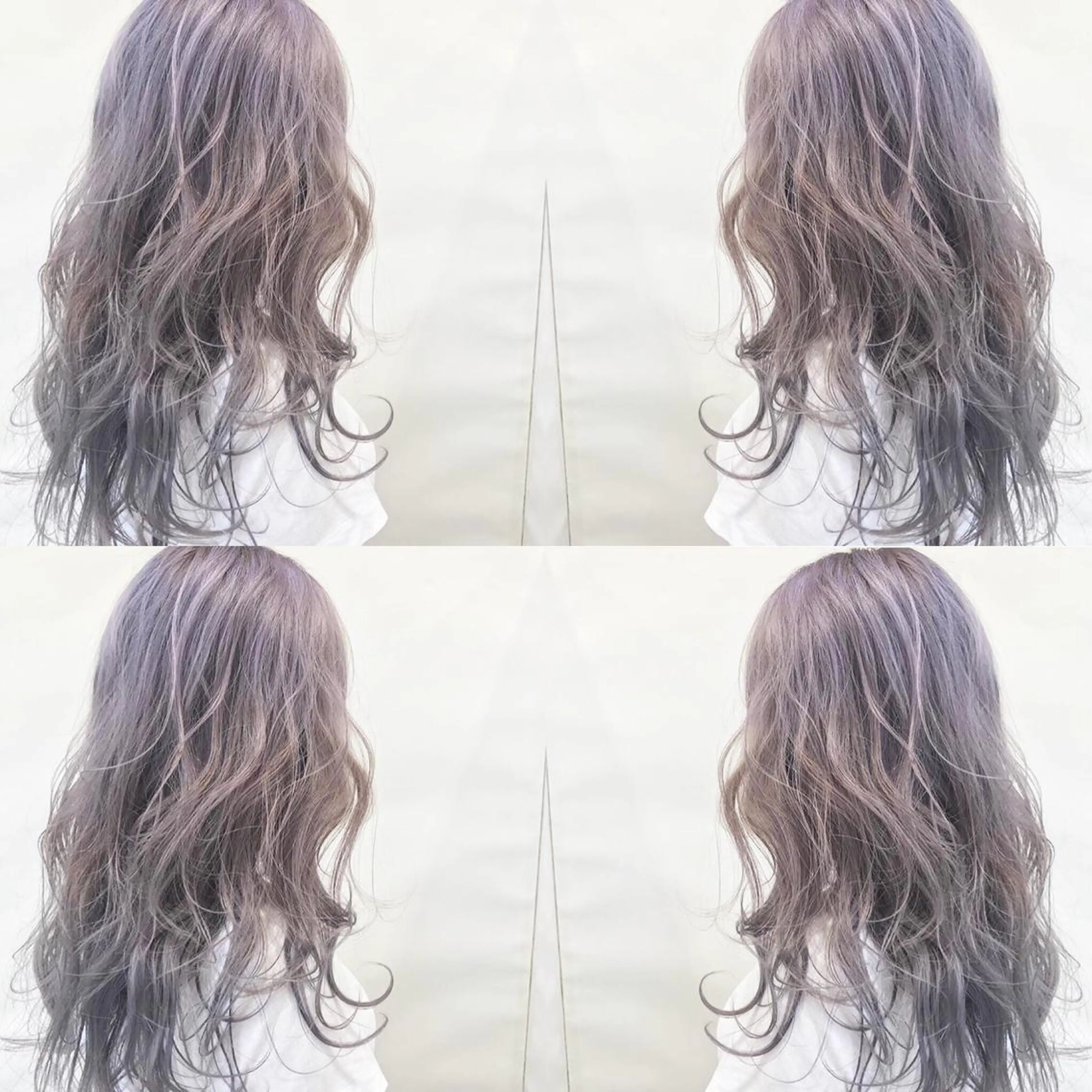 ロング カラー 透明感カラー グレージュ ラベンダーカラー ラベンダーグレージュ ラベンダーグレー 縮毛矯正 トリートメント 🌻Insta指名 NO.1🌻Shoのヘアスタイル