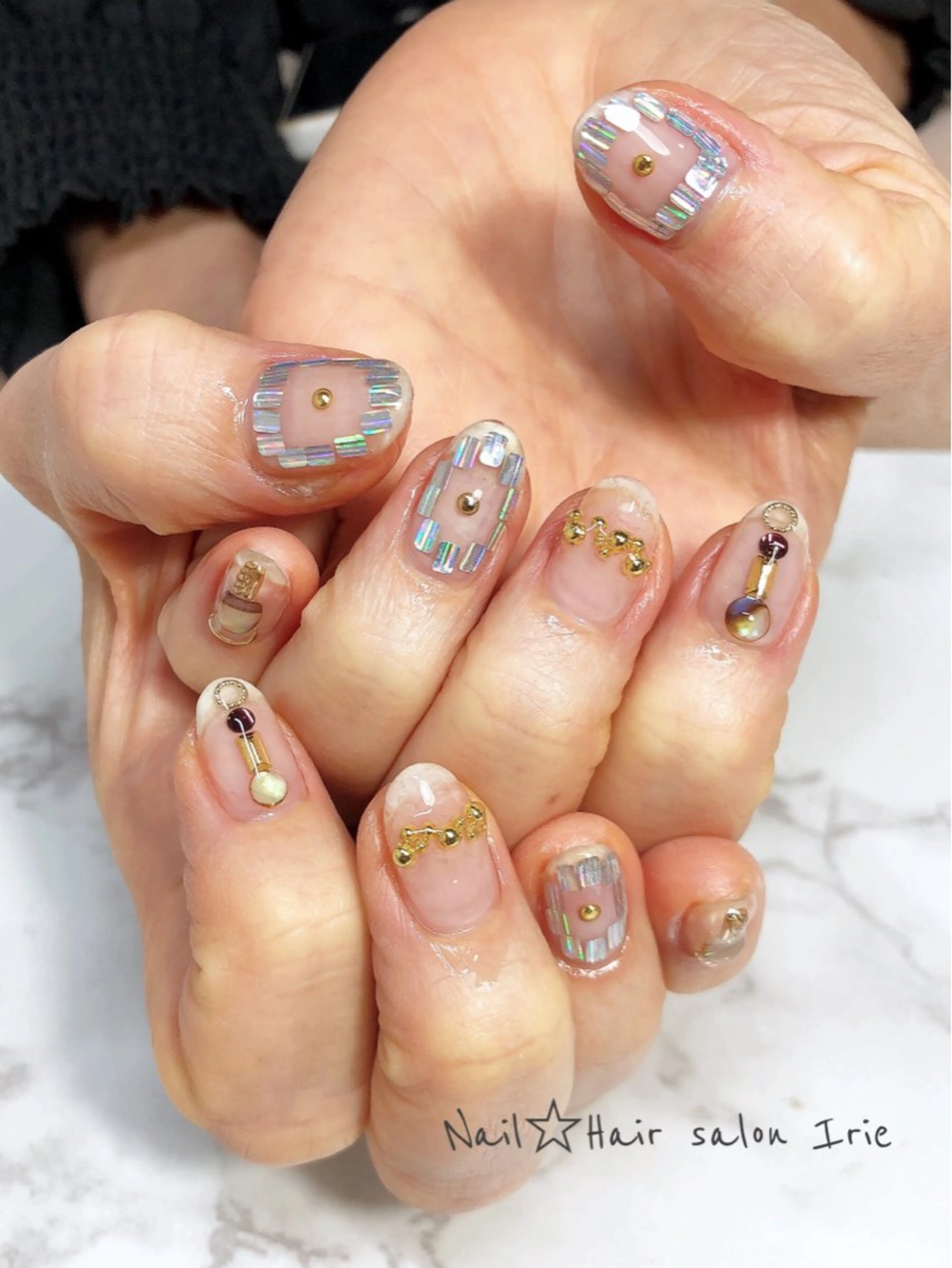 ネイル ハンドネイル Hair salon Irie所属・與儀 知佳のネイルデザイン