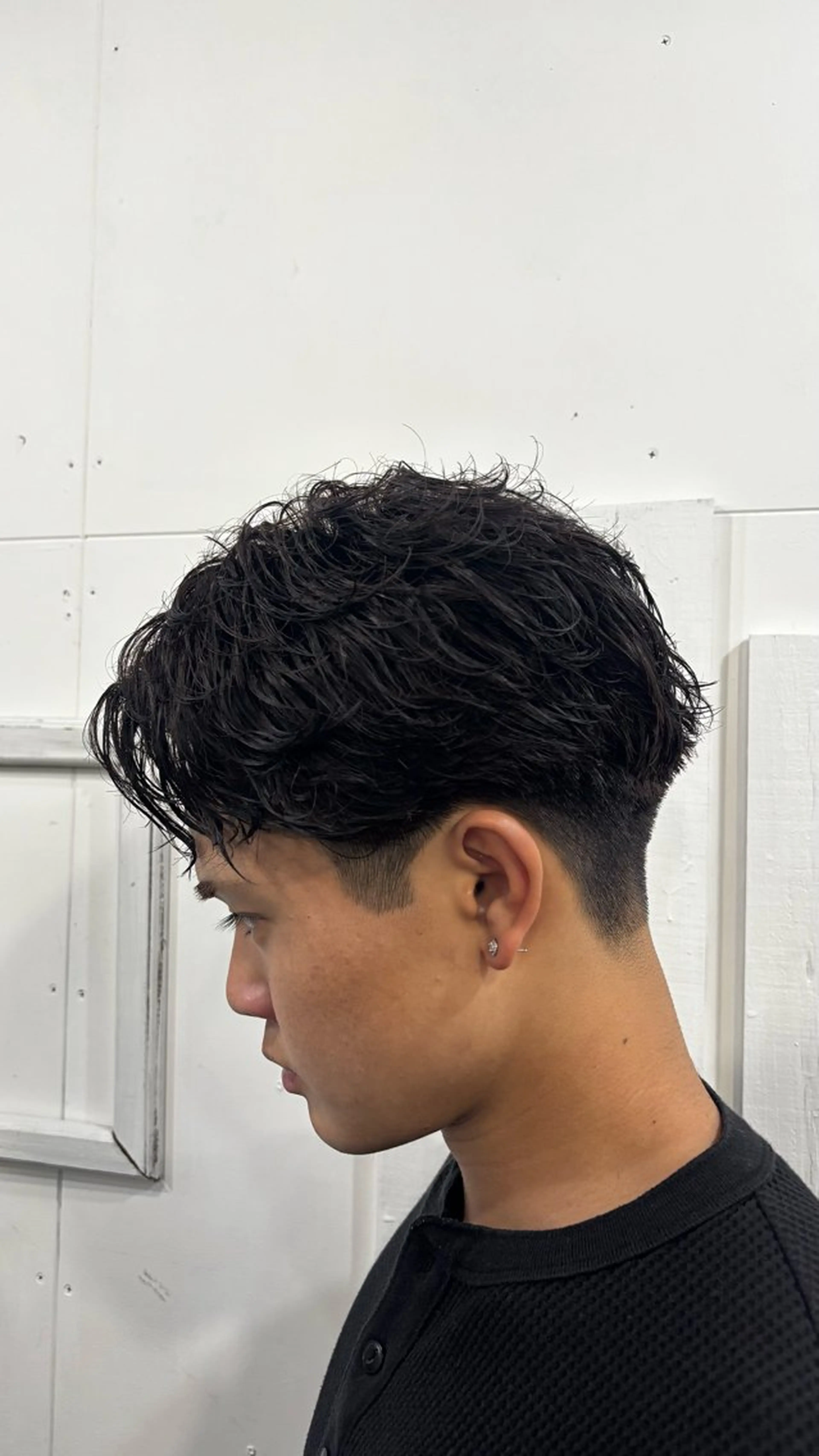 ショート カット パーマ 岡村 真央のヘアスタイル