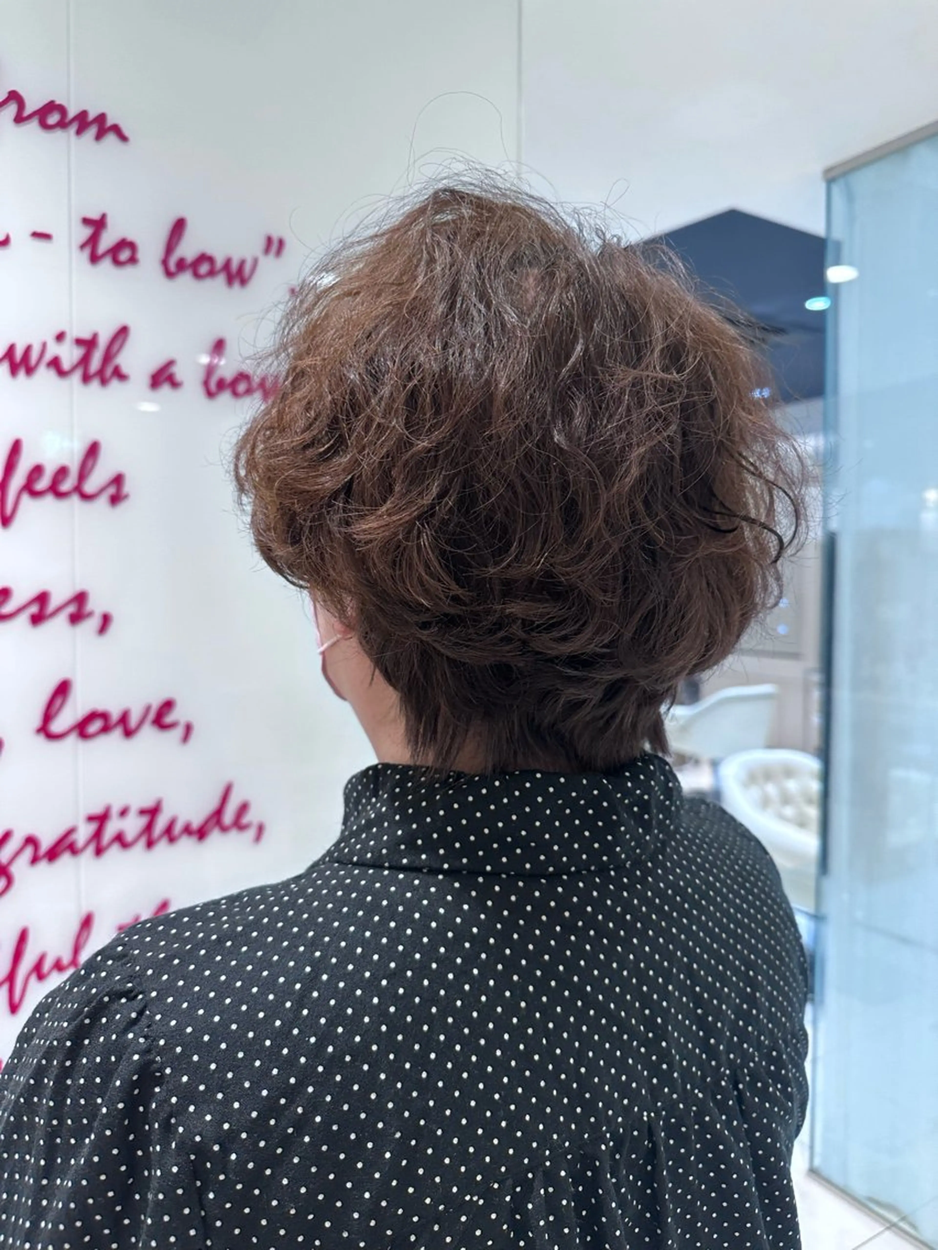 パーマ 半田 陽菜のヘアスタイル