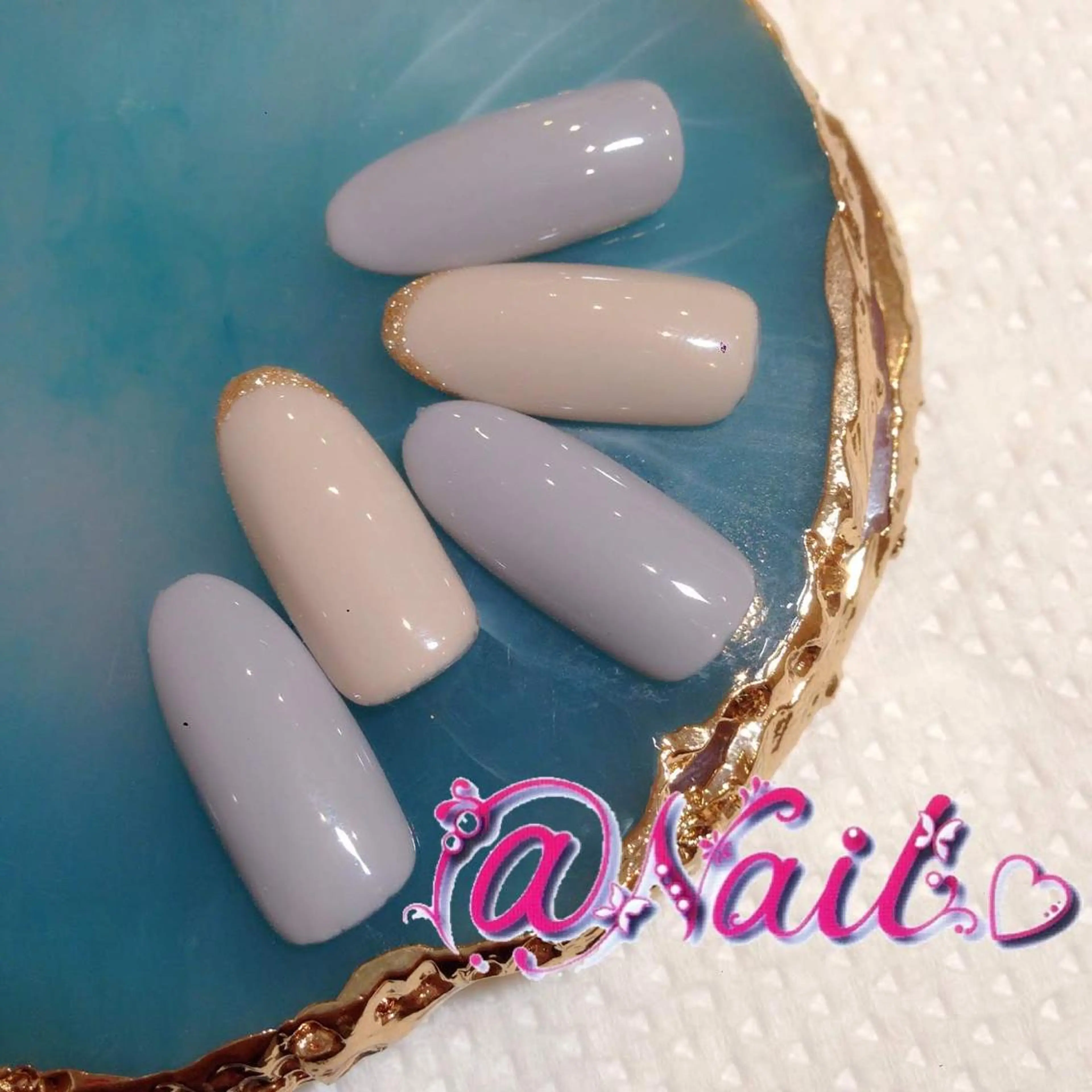 ネイル ネイルチップ 小尾 栞のネイルデザイン