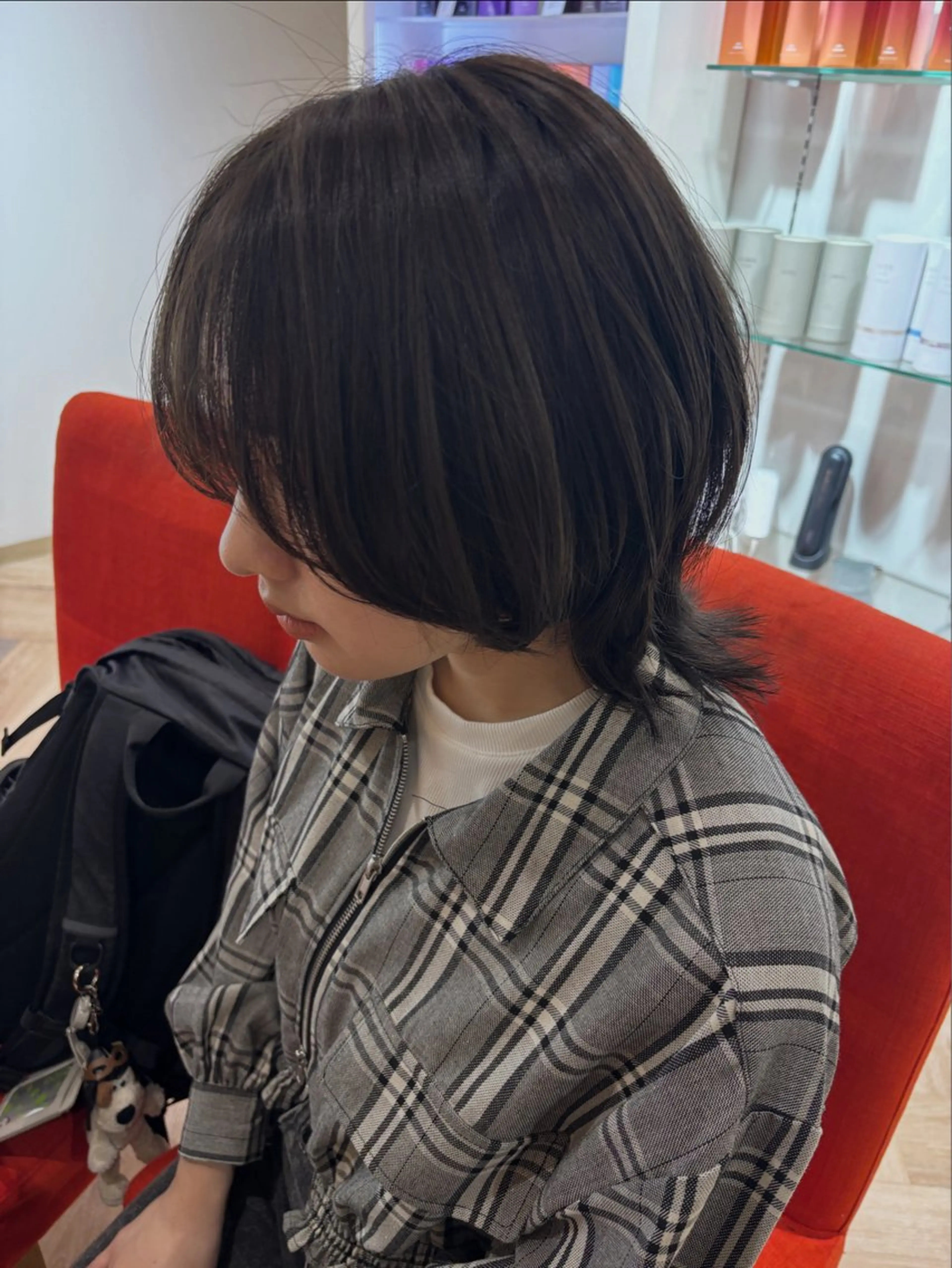 ショート カラー ゆい/パーマ/レイヤ ー/似合わせカラーのヘアスタイル