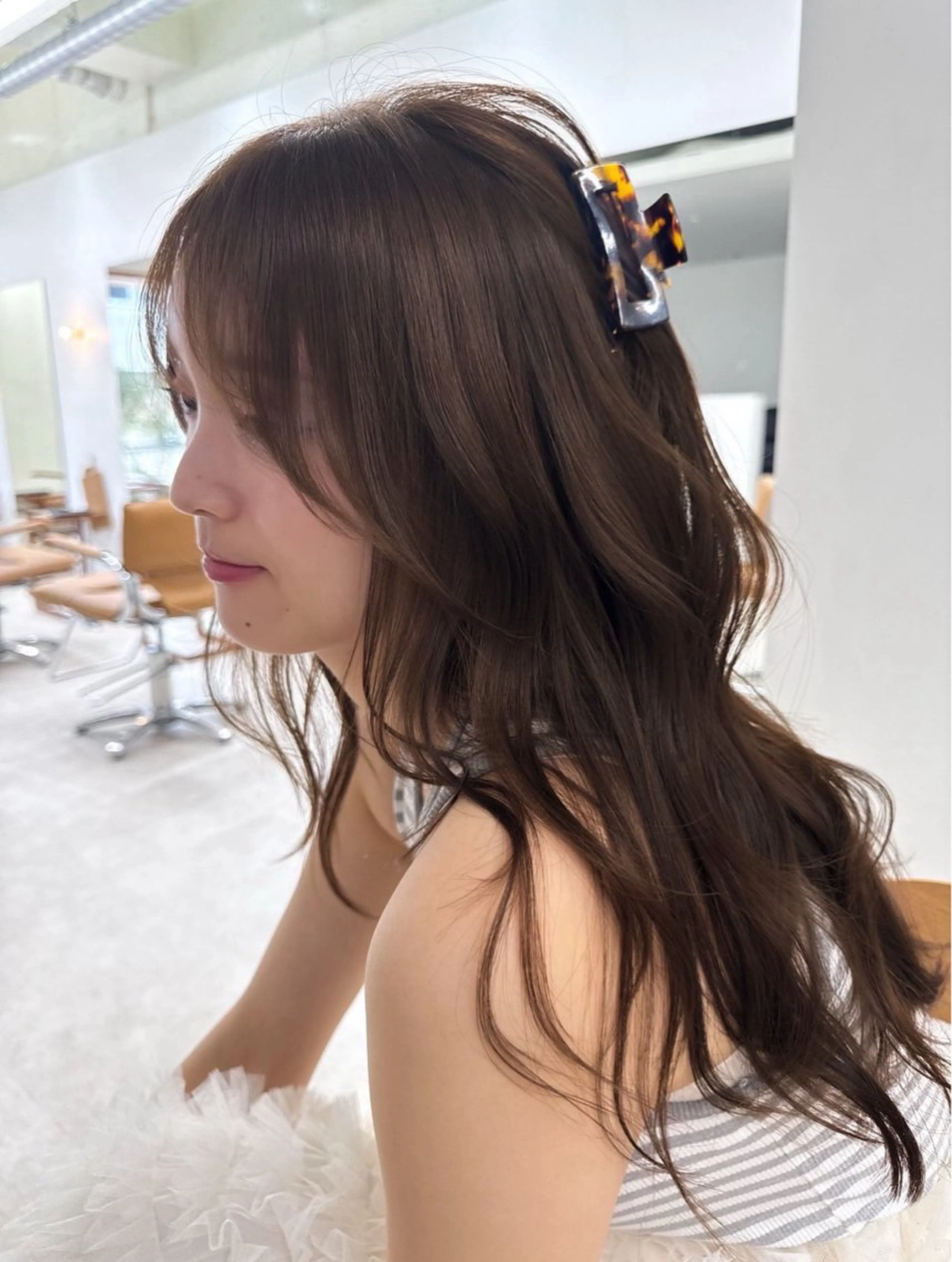 ロング カラー ヘアカラー 韓国風/艶カラー/ 透明感/水野啓太のヘアスタイル