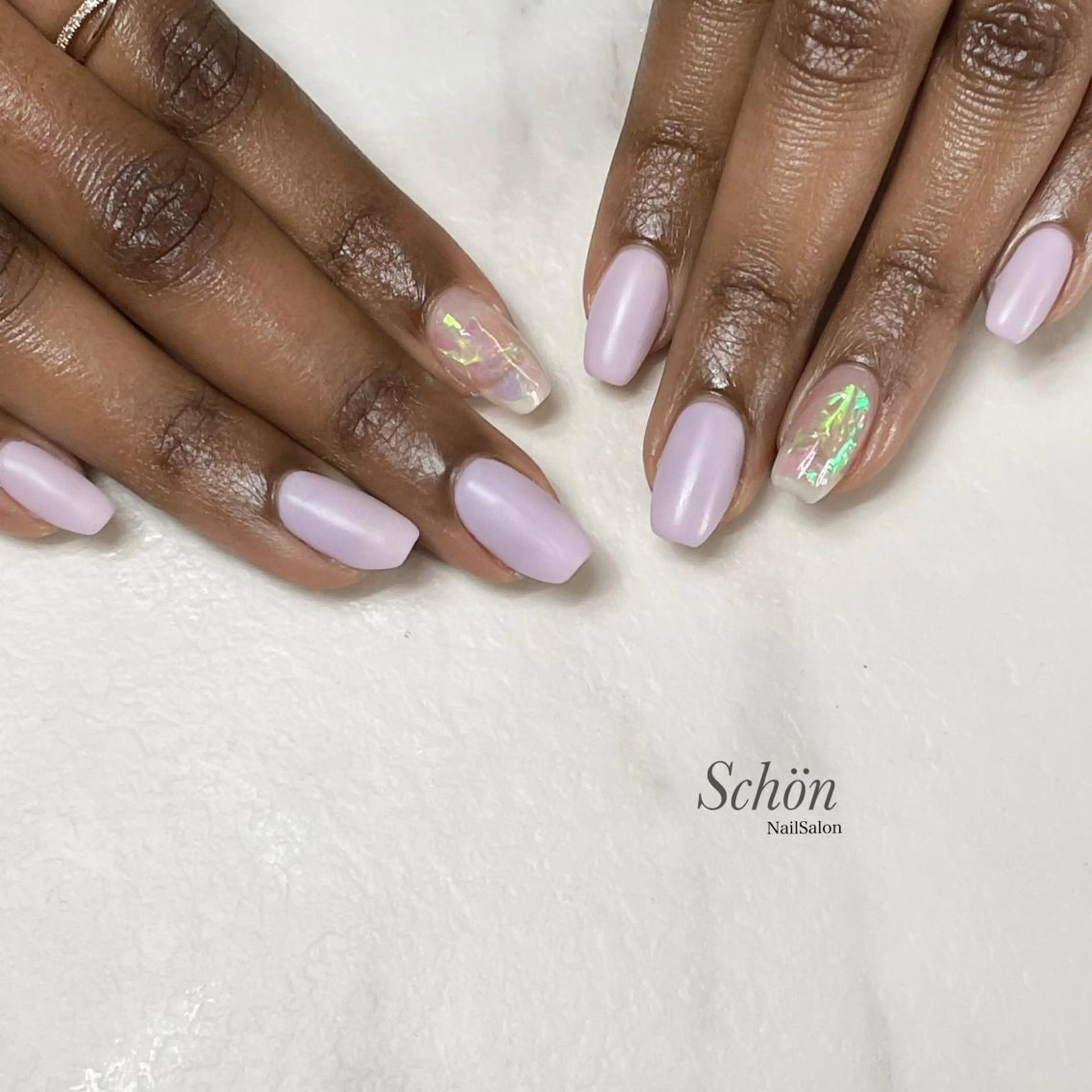 ネイル マットネイル ハンドネイル Schön NailSalon所属・Schön NailSalonのネイルデザイン