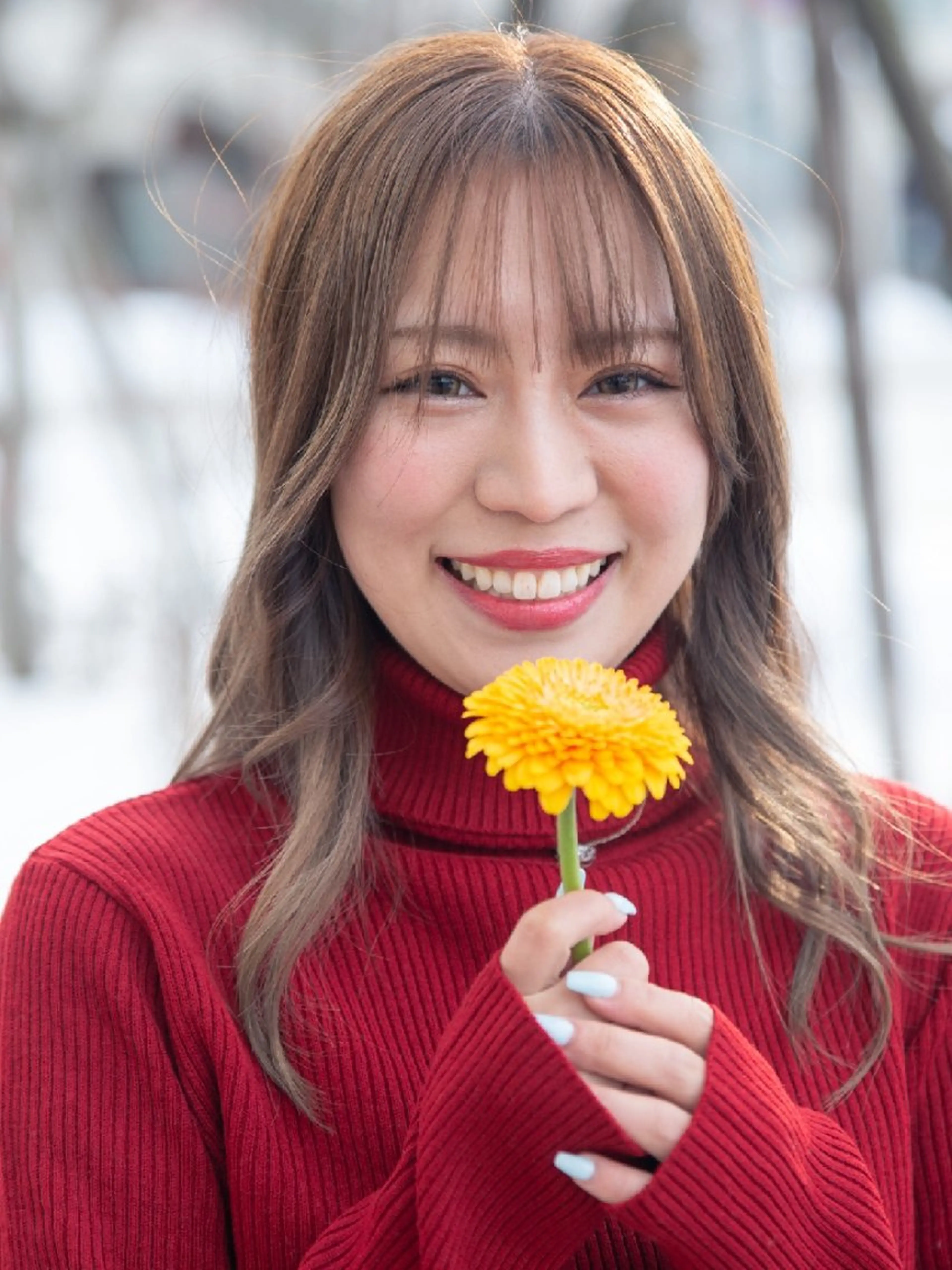 セミロング ヘアカラー トリートメント ステラ トリートメント専門店のヘアスタイル