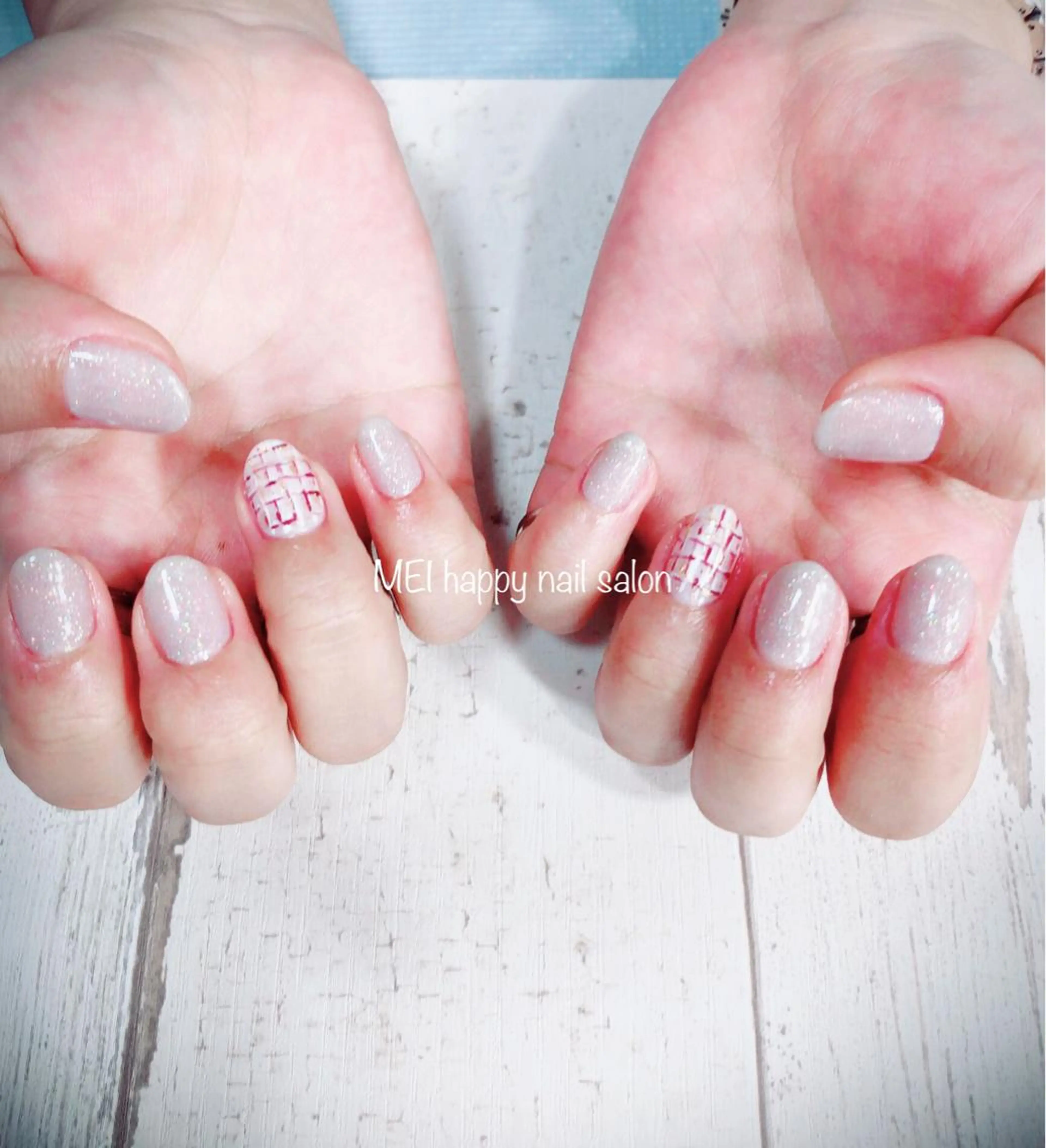 ネイル 北浦和 自爪育成ケアのネイルデザイン