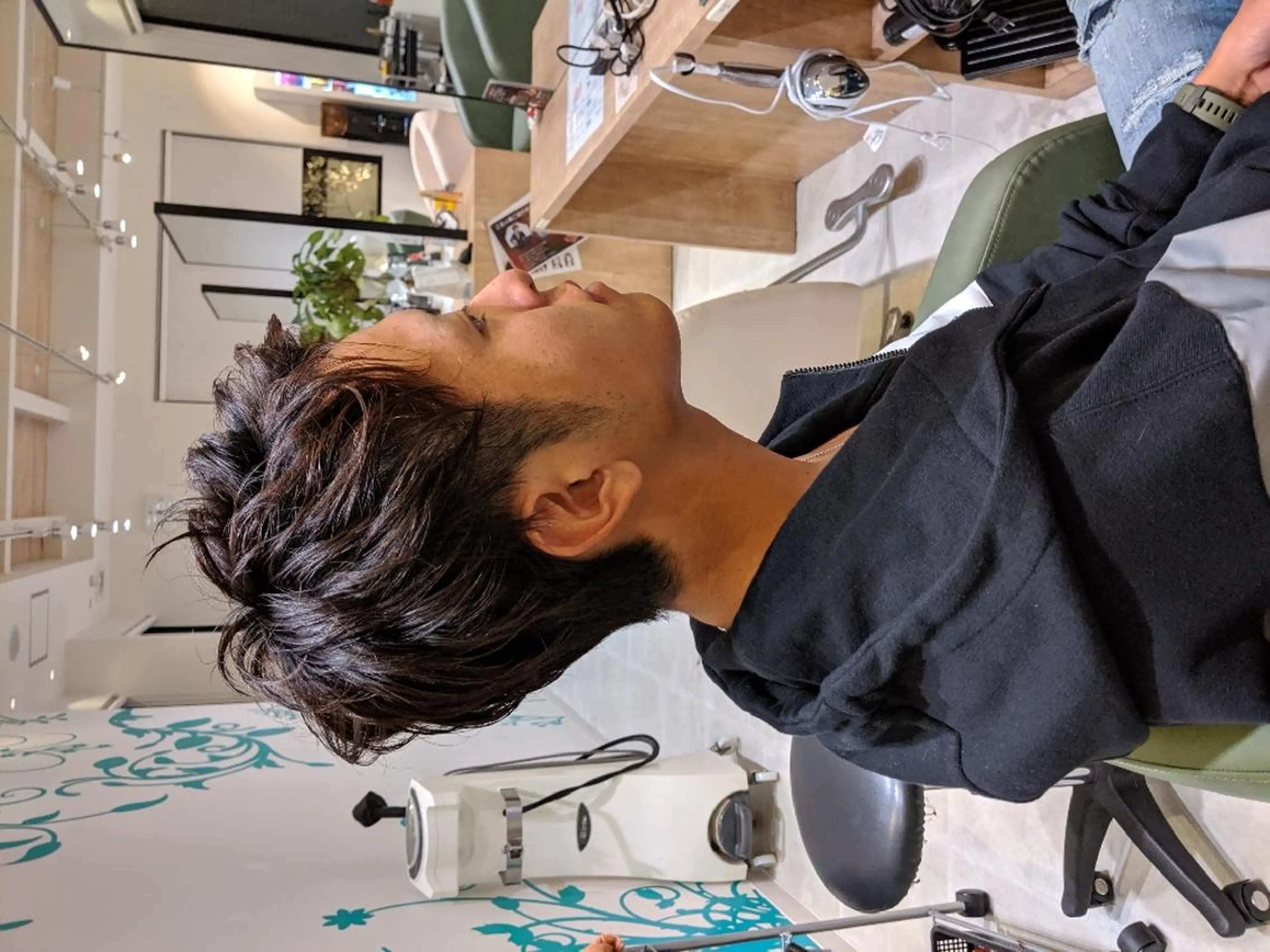 メンズ 浜田りほ Luxbe 博多バスターミナルのヘアスタイル