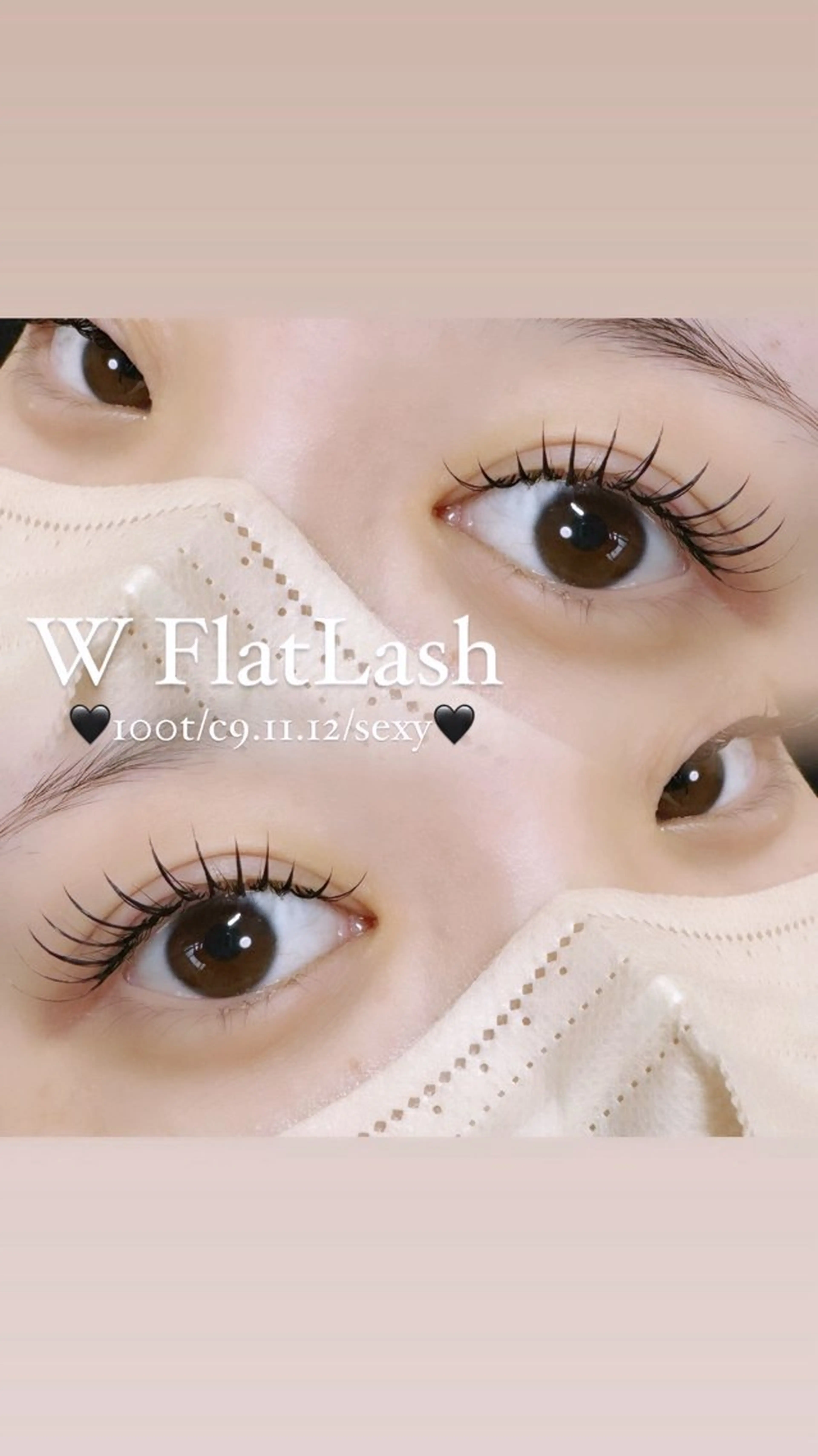 マツエク・マツパ マツエク eyelash salon 華のマツエク・マツパデザイン