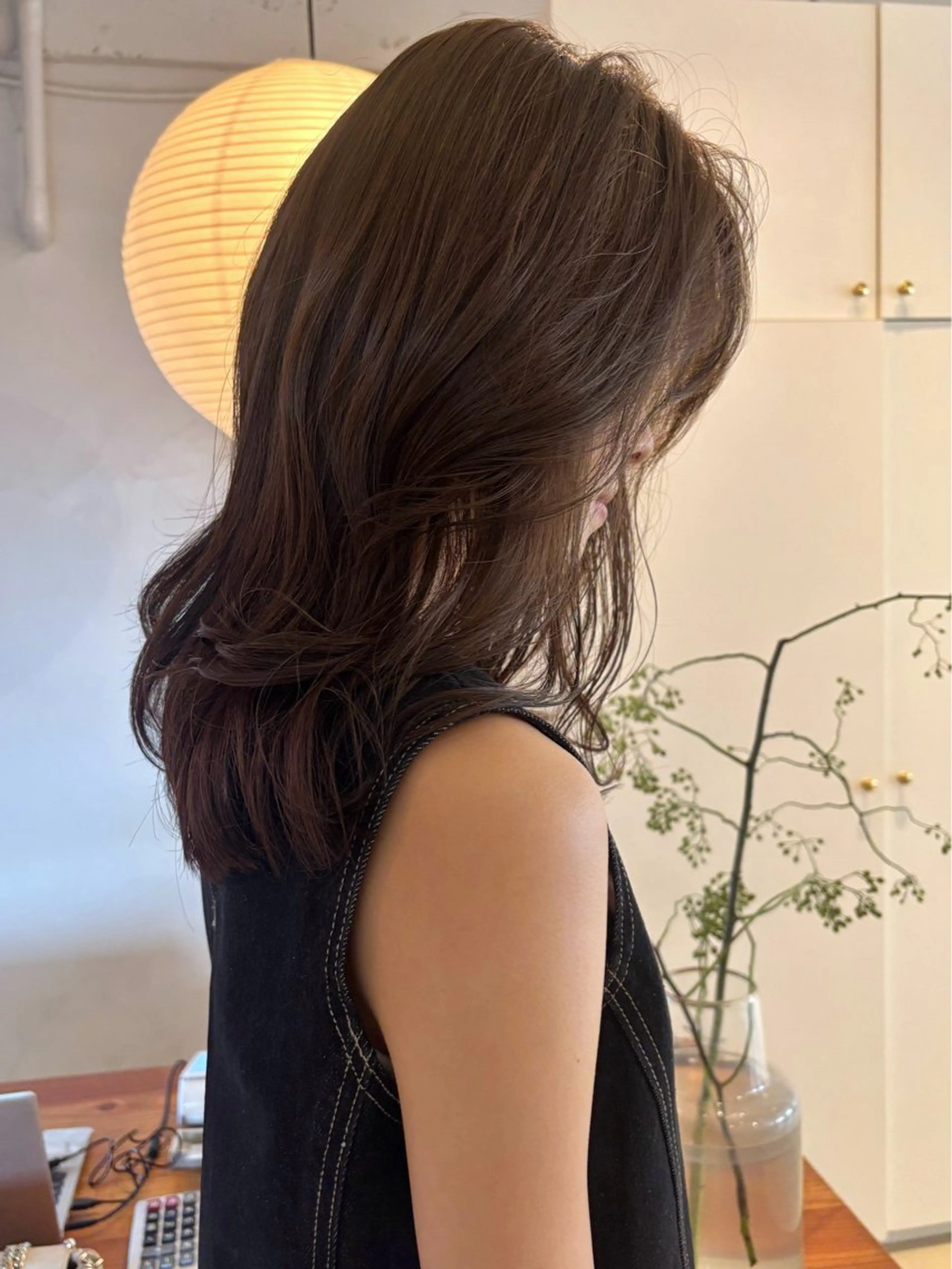 セミロング カット ヘアカラー トリートメント 🍑透明感hair ・NENE🍑のヘアスタイル