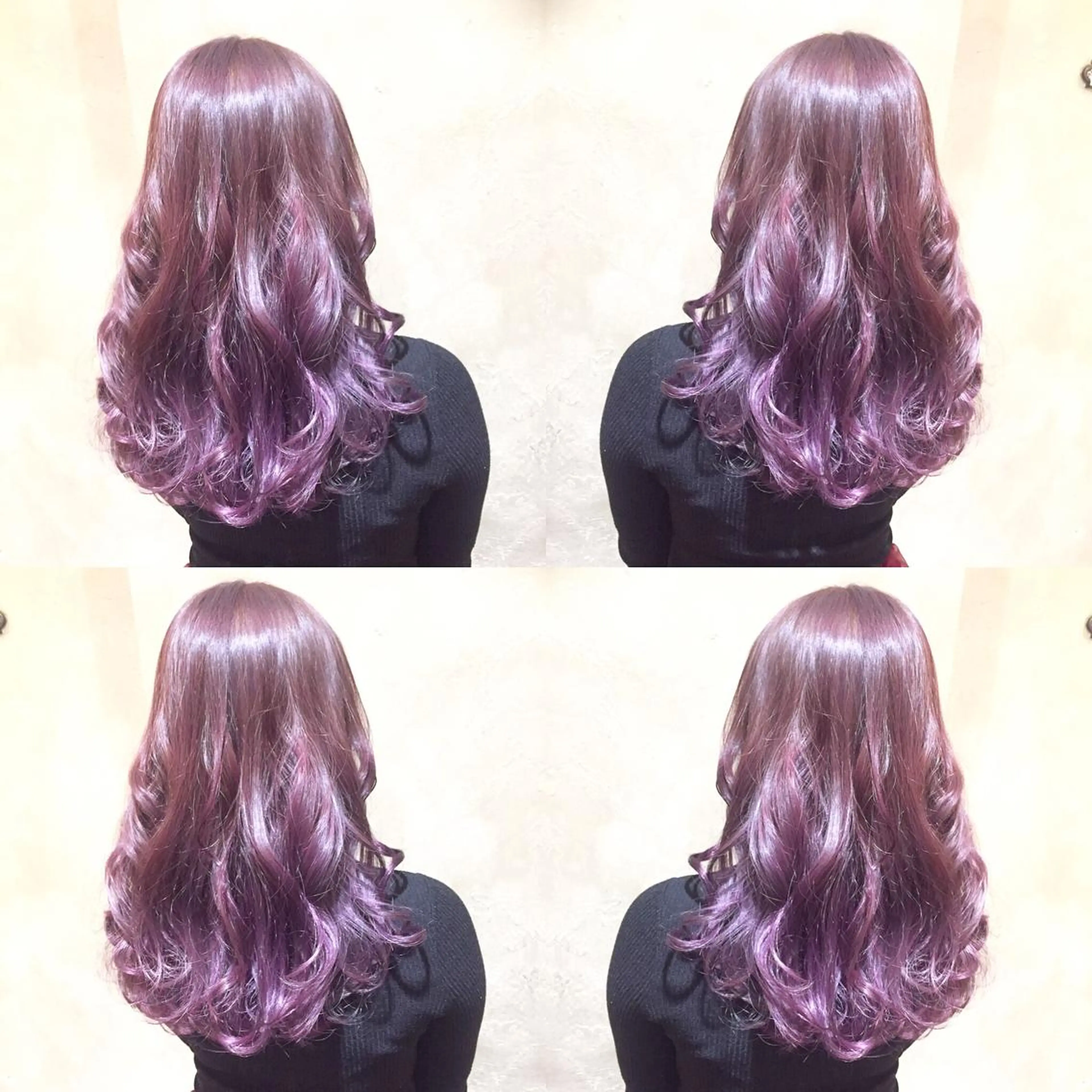 ロング カラー ブリーチ 透明感カラー ラベンダーカラー ピンクカラー ピンクラベンダー Salon de MiLK所属・露木 啓介のヘアスタイル