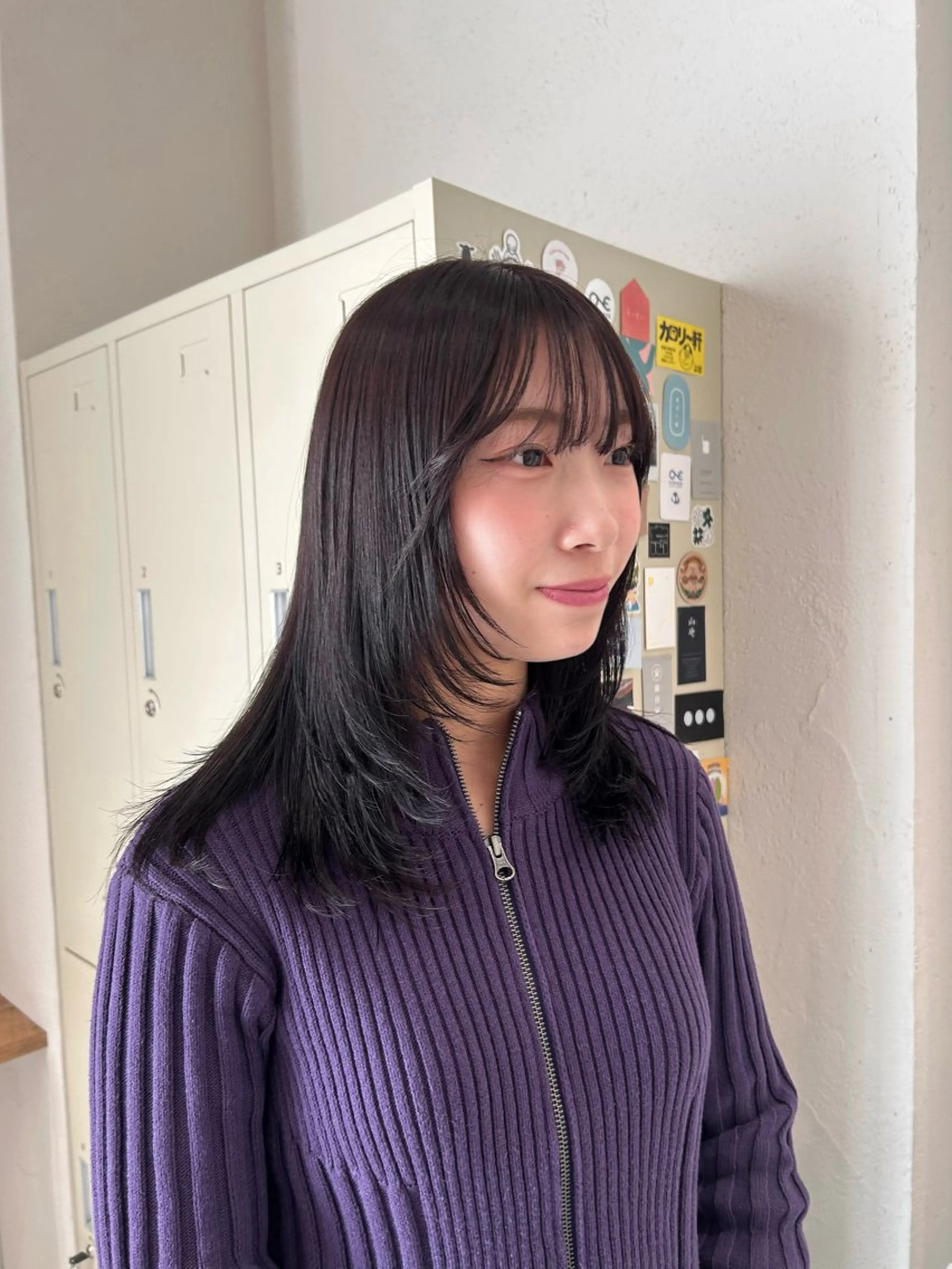 ミディアム カラー ラベンダーカラー ヘアカラー トリートメント 🌷似合わせカラー 🌷/岡崎/アイ🐰のヘアスタイル