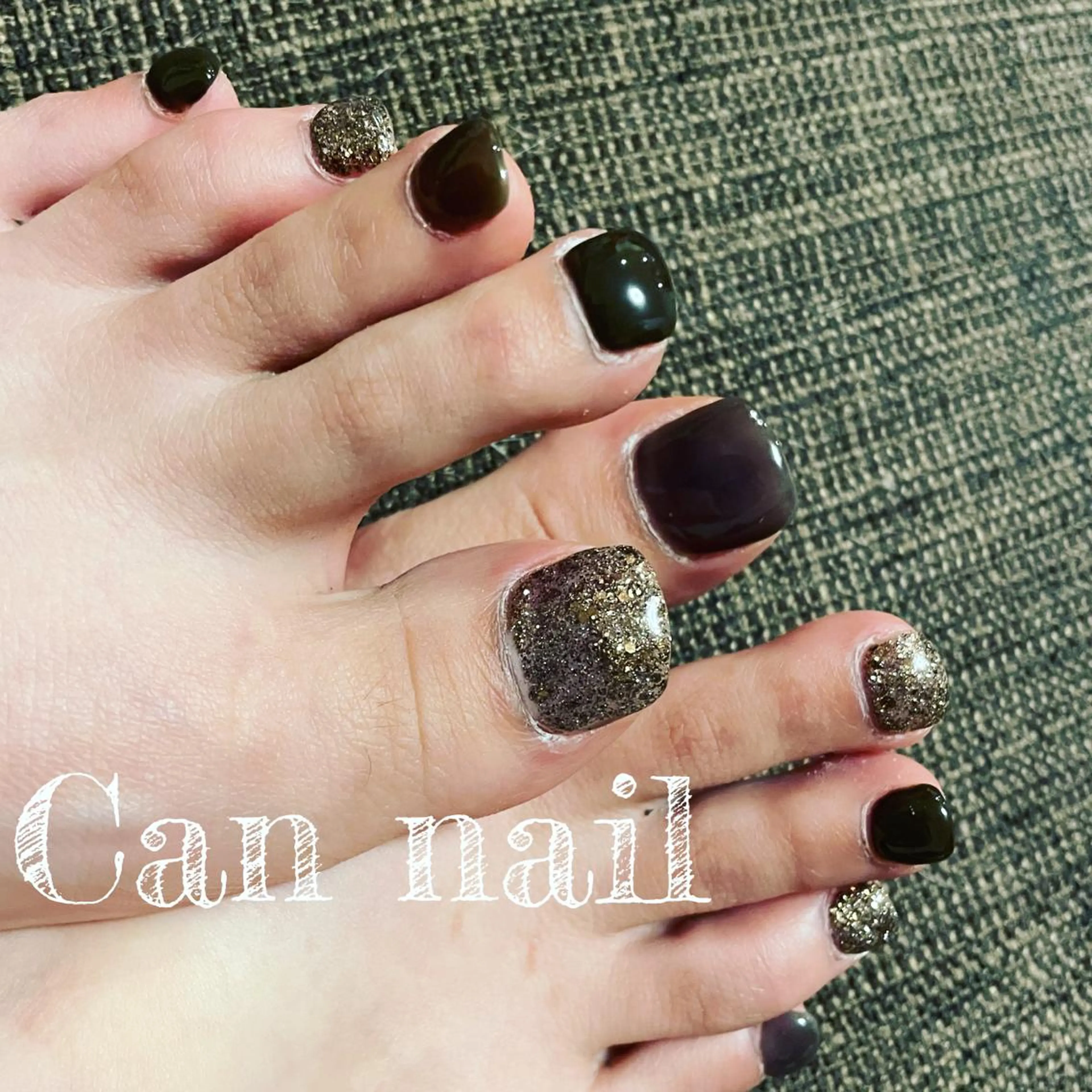 ネイル ラメ(グリッター) ワンカラーネイル Parfum パルファンのネイルデザイン