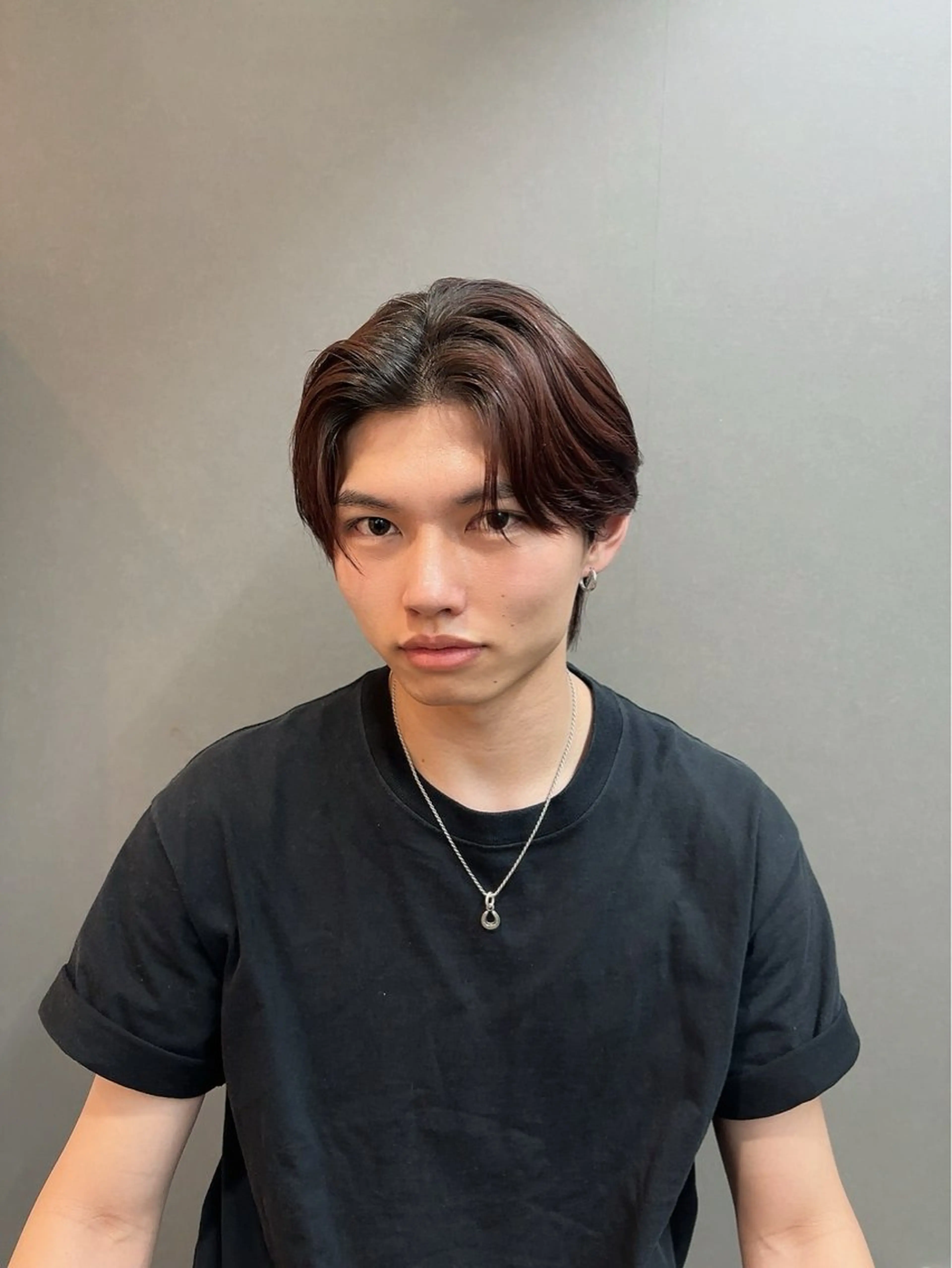 セミロング パーマ セミロングパーマ ニュアンスパーマ カット パーマ 飛田 優のヘアスタイル