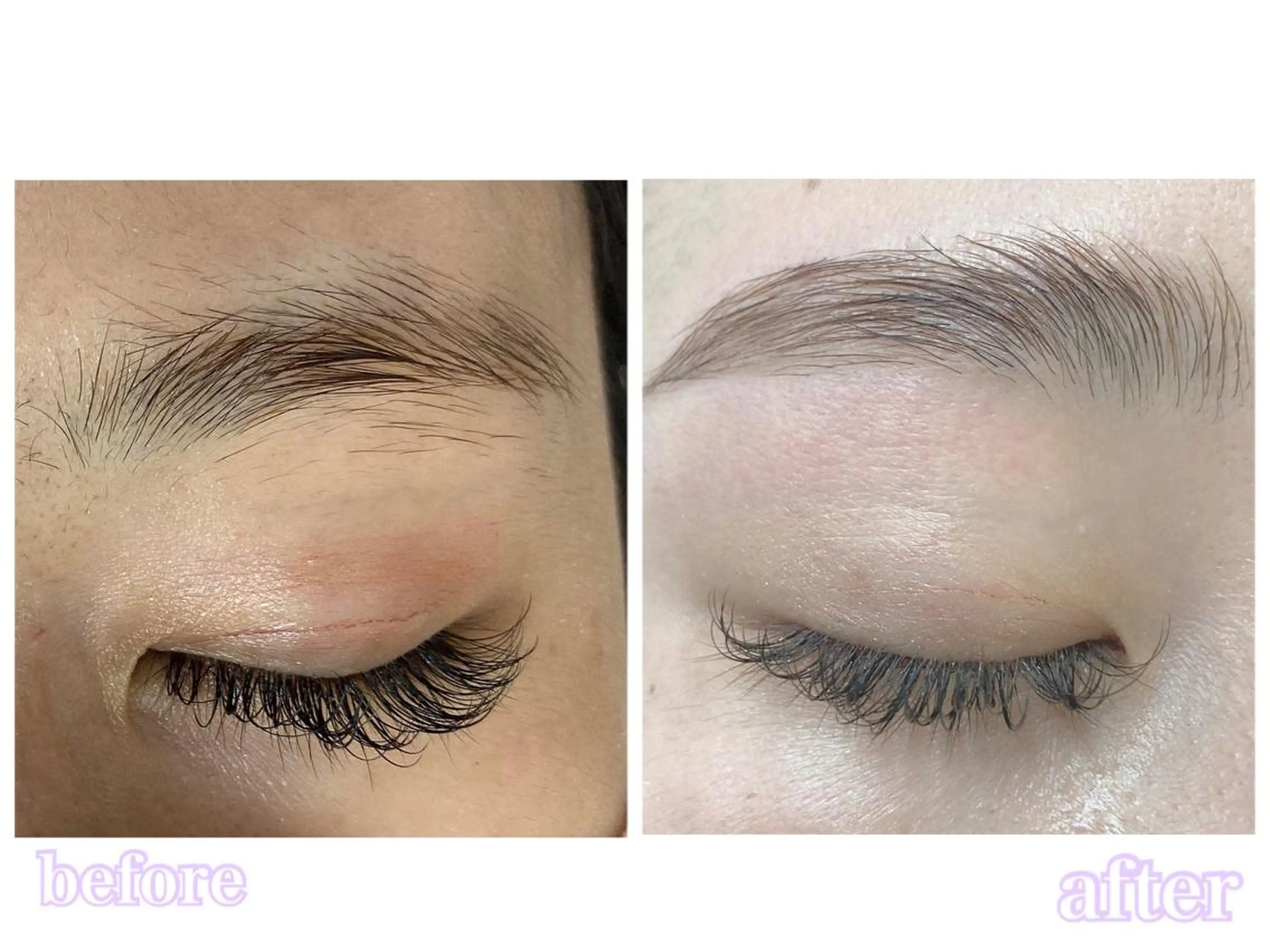 アイブロウ ハリウッドブロウリフト マリーテレジア USUIのマツエク・マツパデザイン