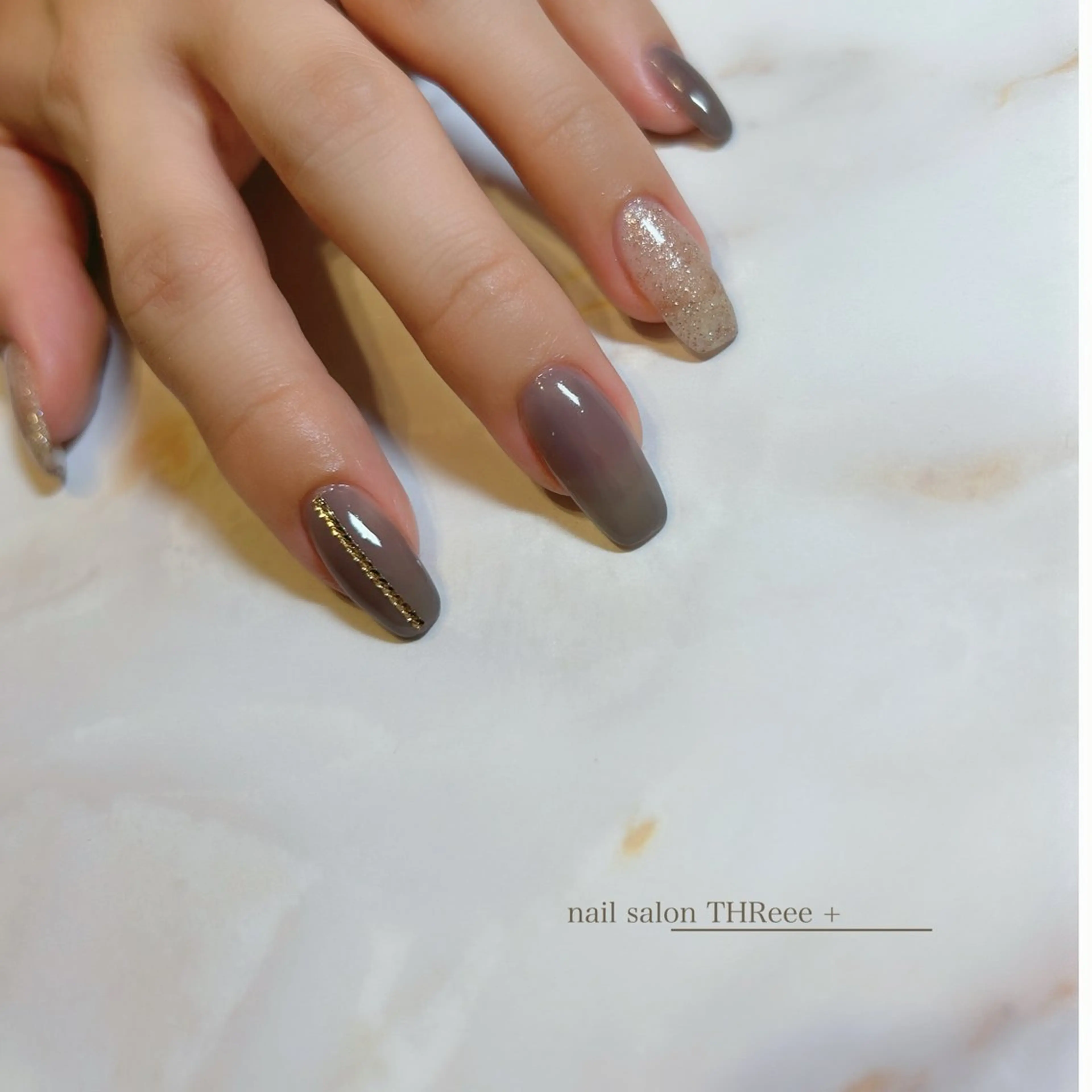 ネイル THReee+ ericoのネイルデザイン