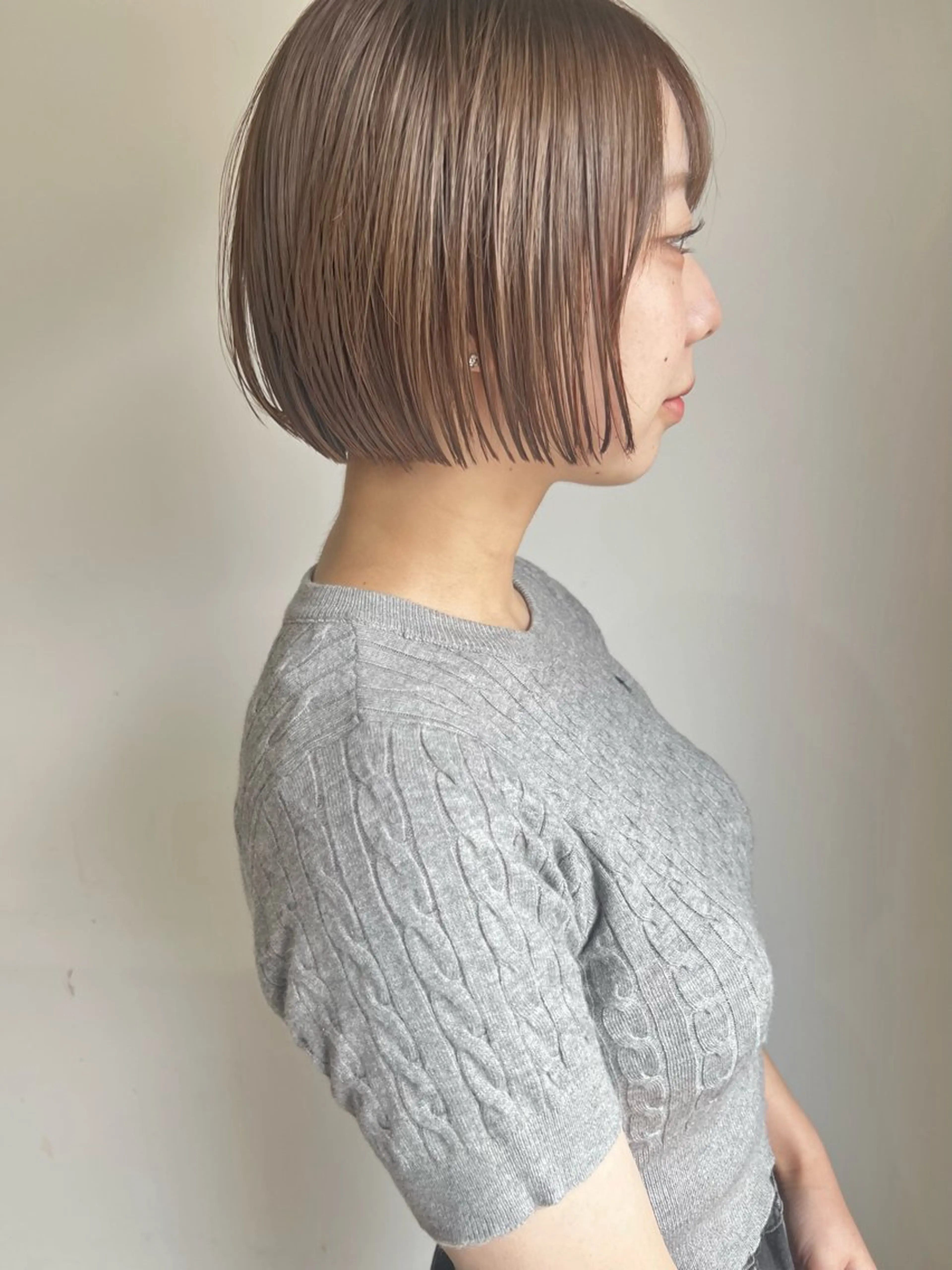 ショート ボブ 髪質改善 韓国風ヘア レイヤーカット ショートヘア suii..hair designのヘアスタイル