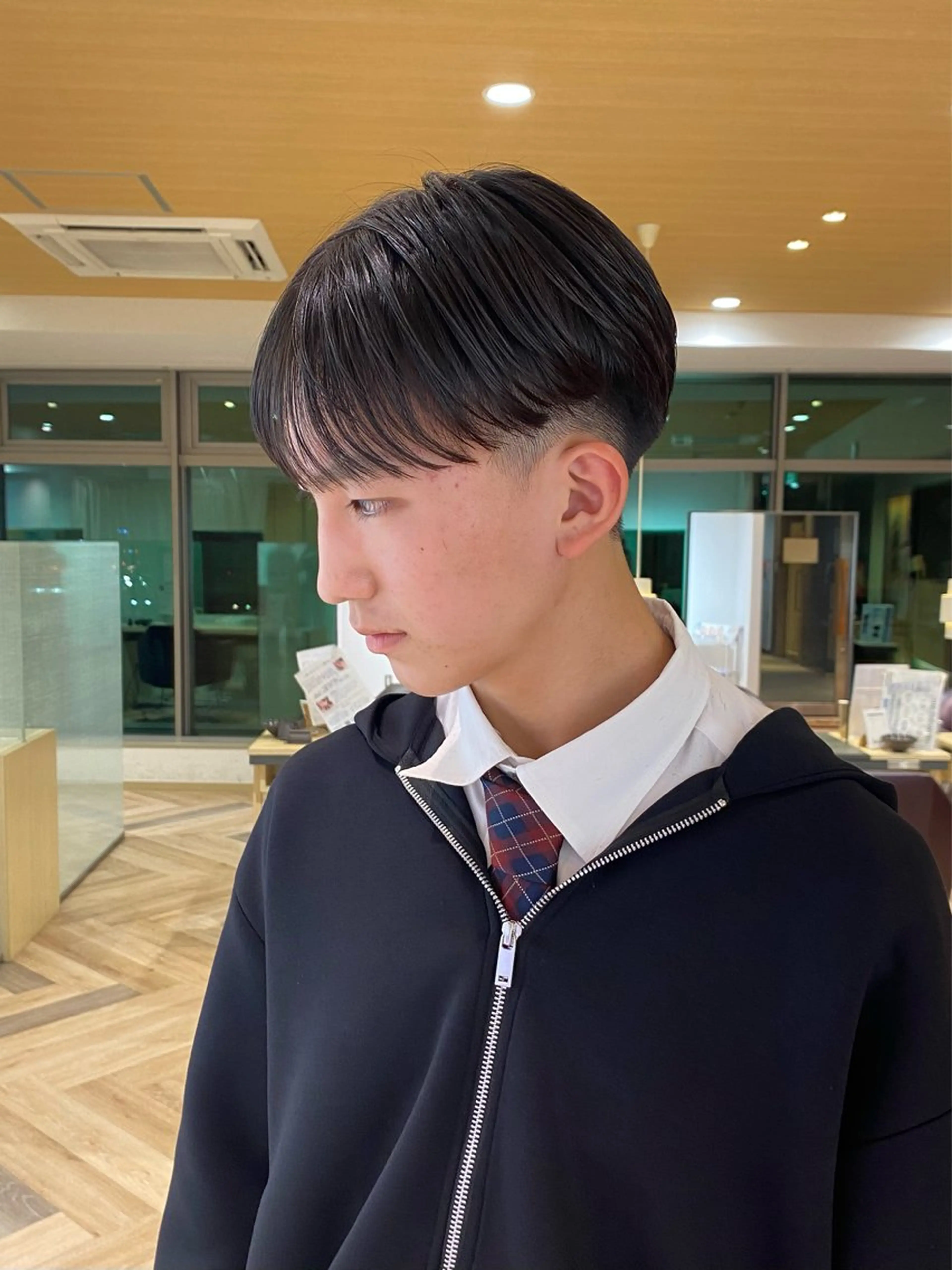 メンズ マッシュ シースルーマッシュ カット Yamada Ami🪐のヘアスタイル