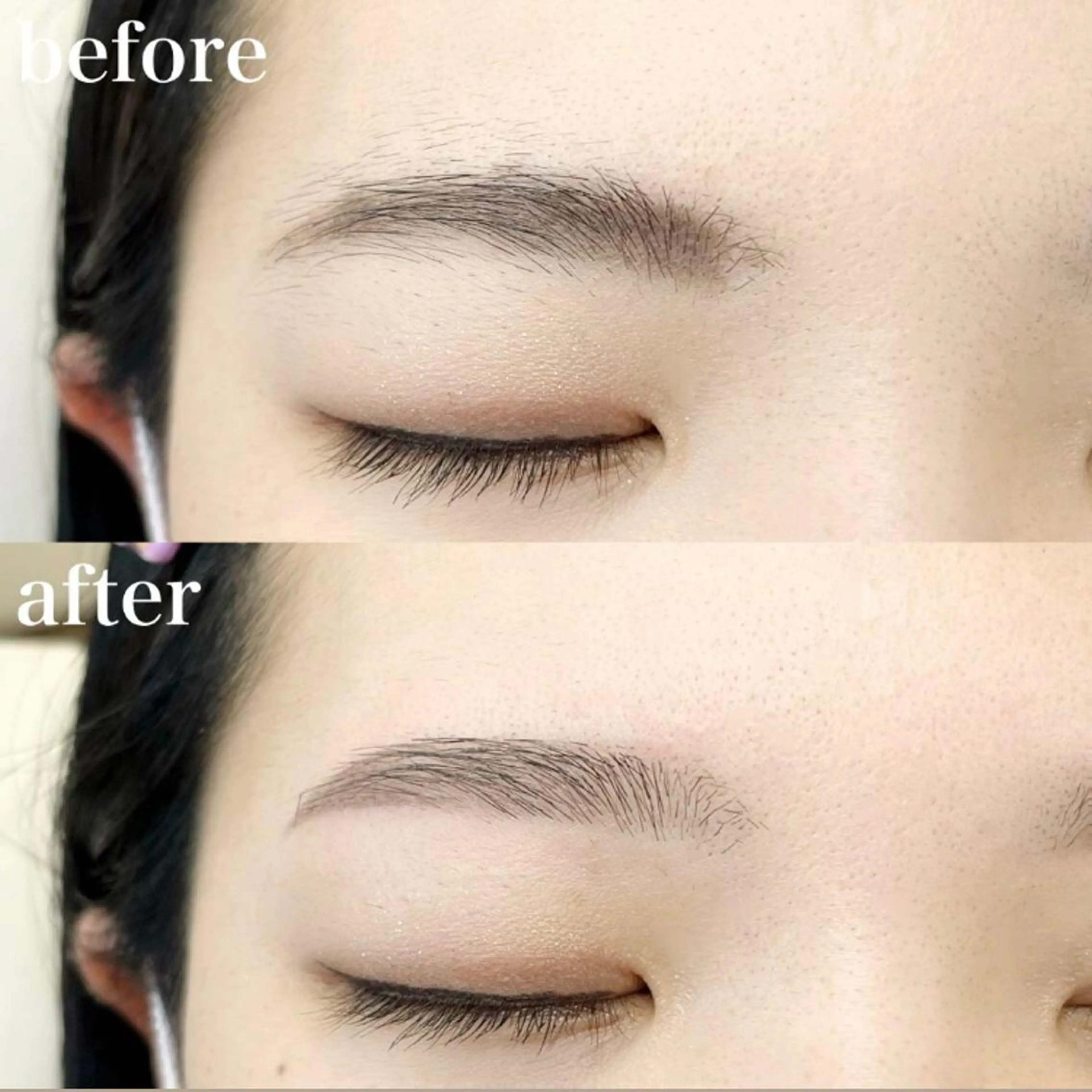 【SNS用に撮影OKの方 限定🌈✨】眉スタイリング＋毛量調整(間引き)の写真