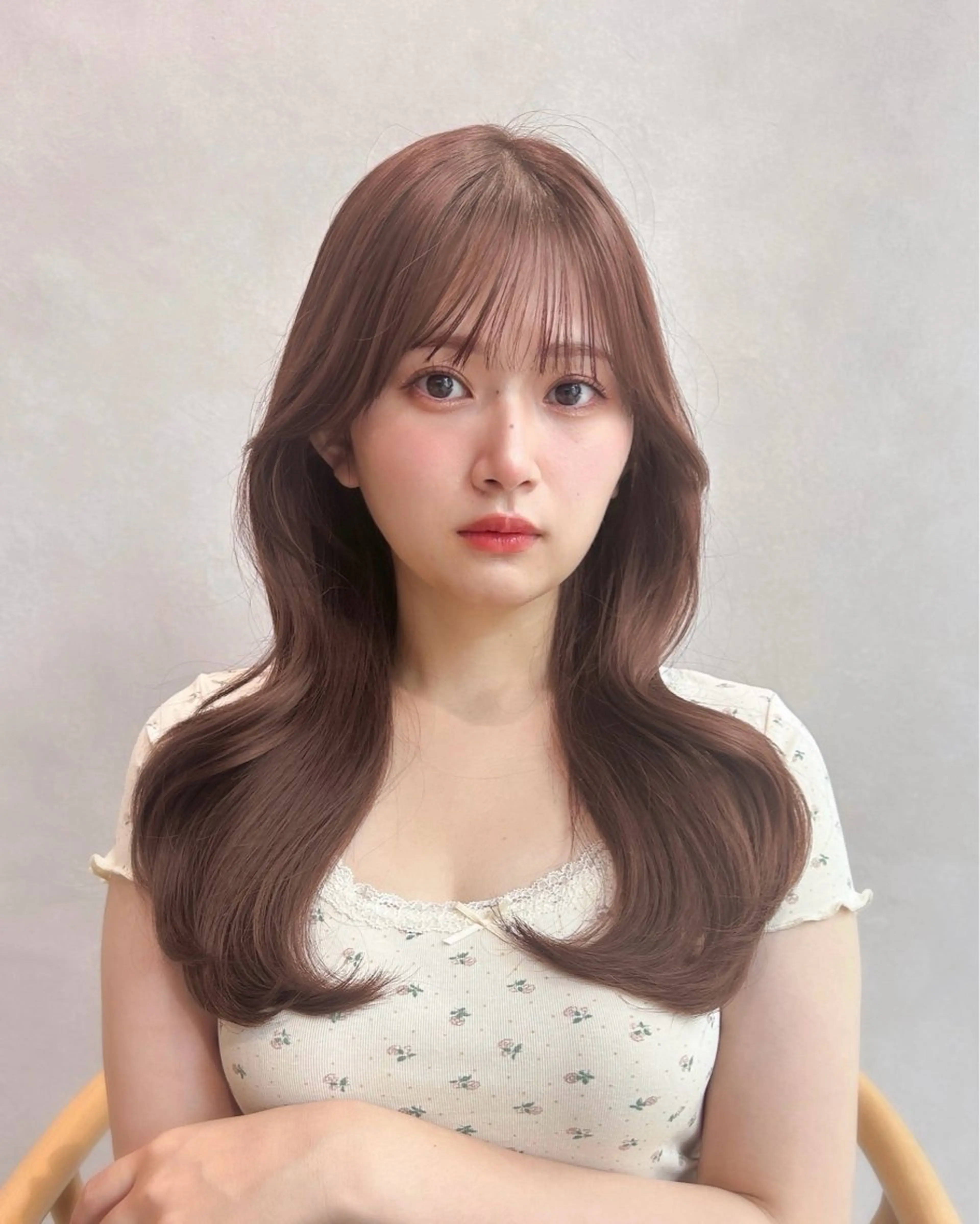 ロング ミディアムヘア Chifumiのヘアスタイル