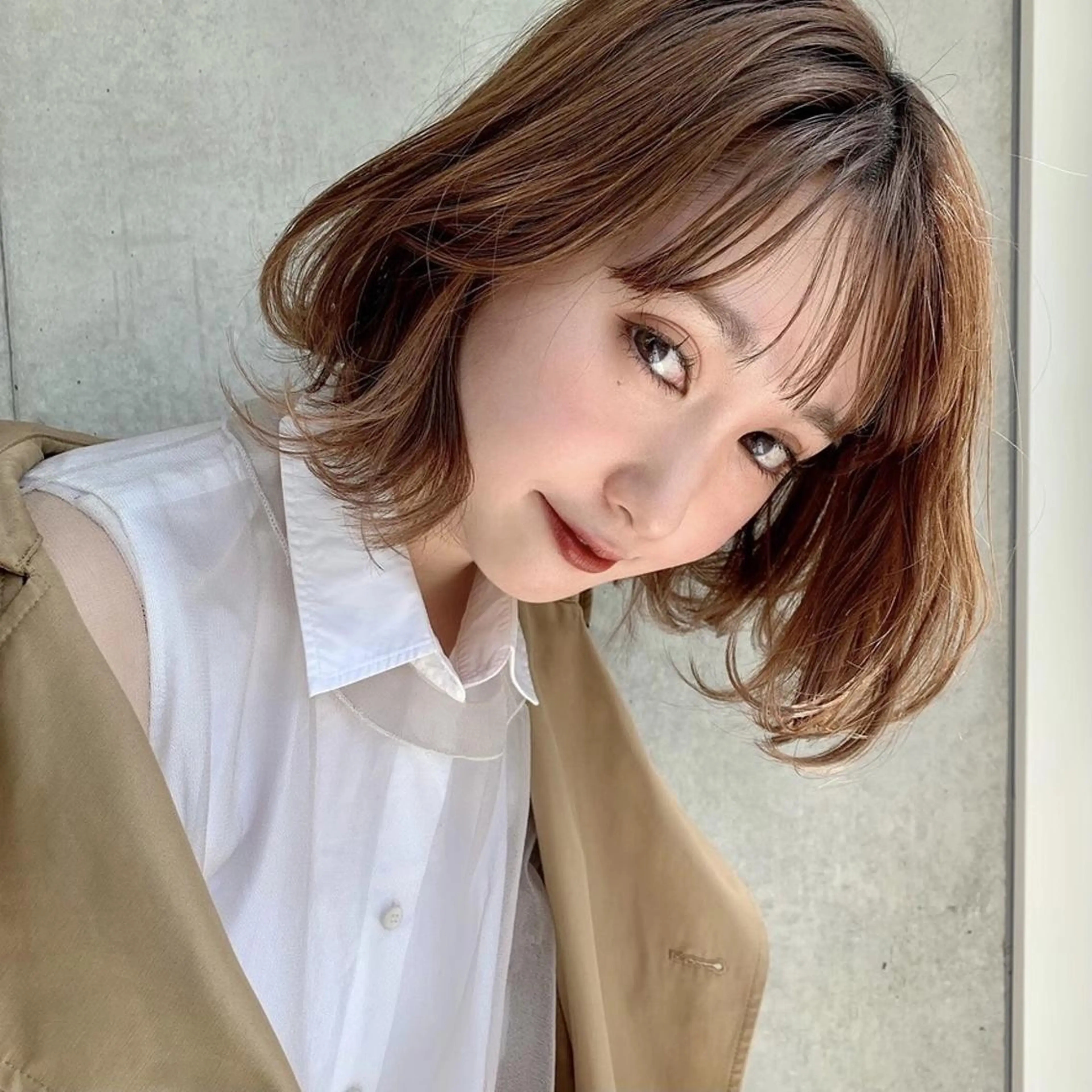 カラー ☘️赤み消し透明感 ヘア☘️LANDのヘアスタイル