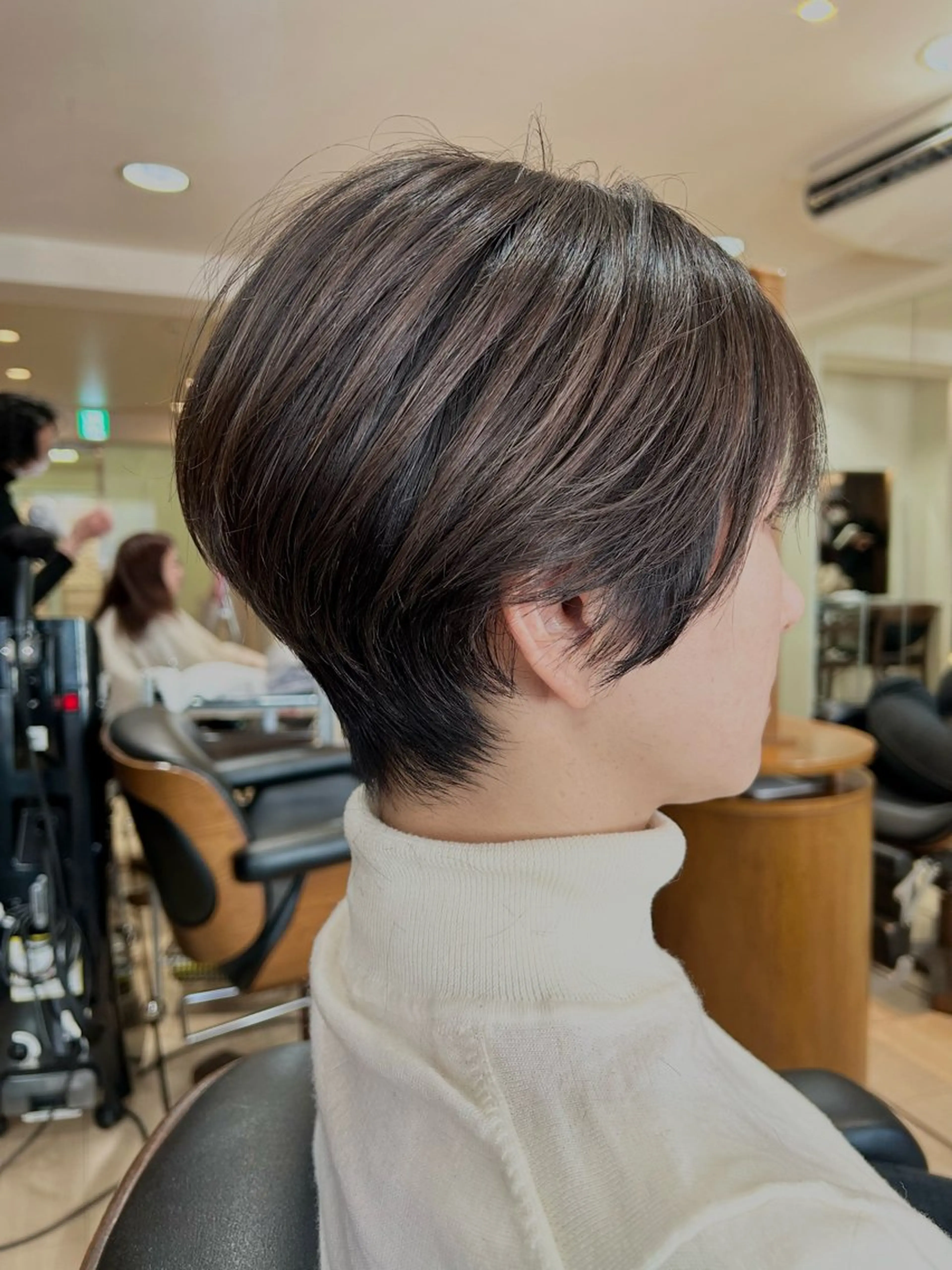 ショート カラー ショートヘア カット ヘアカラー トリートメント チーフデザイナー 若林　麻衣のヘアスタイル