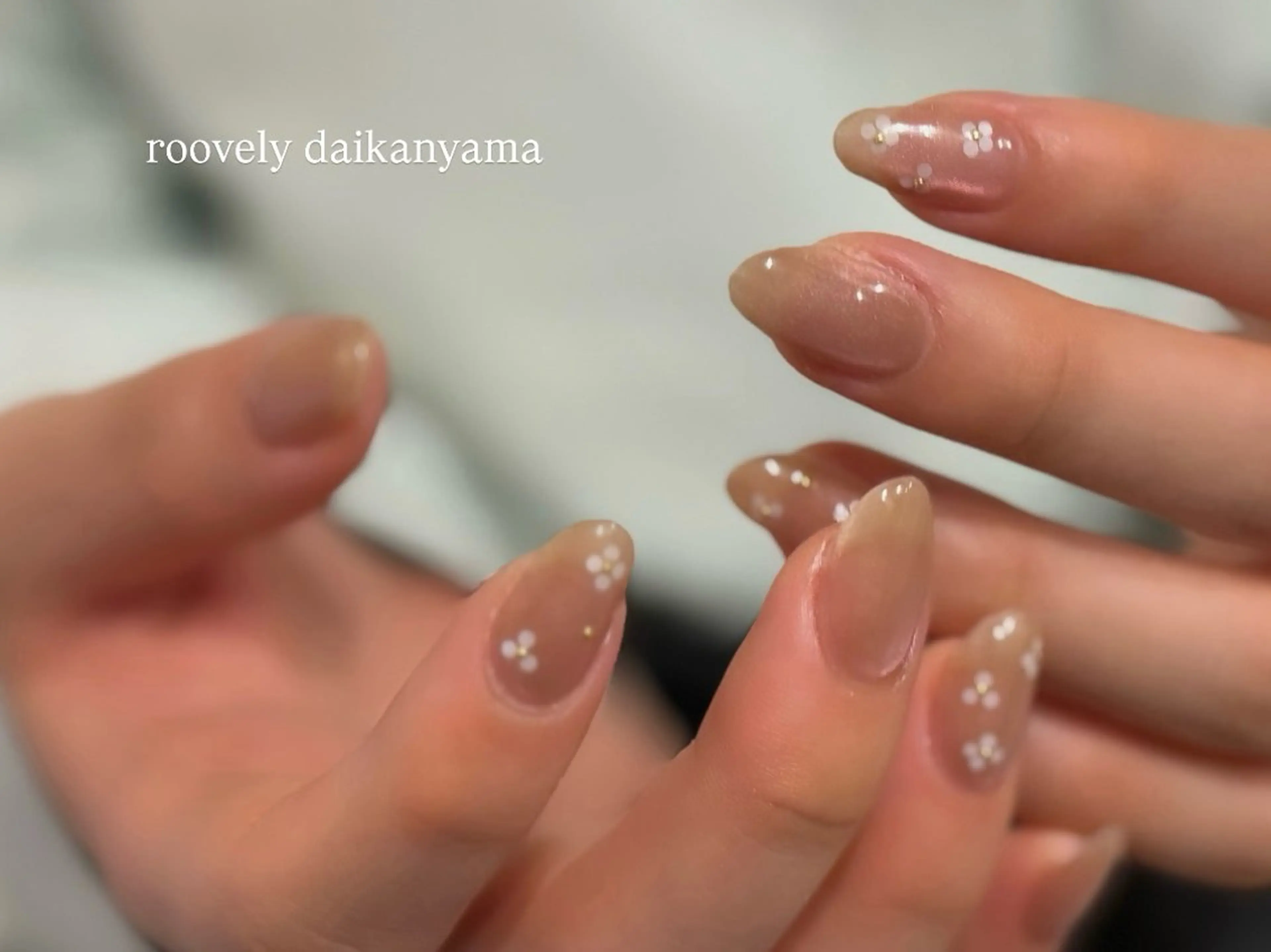 ネイル Nail salon Roovely 代官山店【ネイルサロンルブリー】所属・roovely Rumi/ニュアンスのネイルデザイン