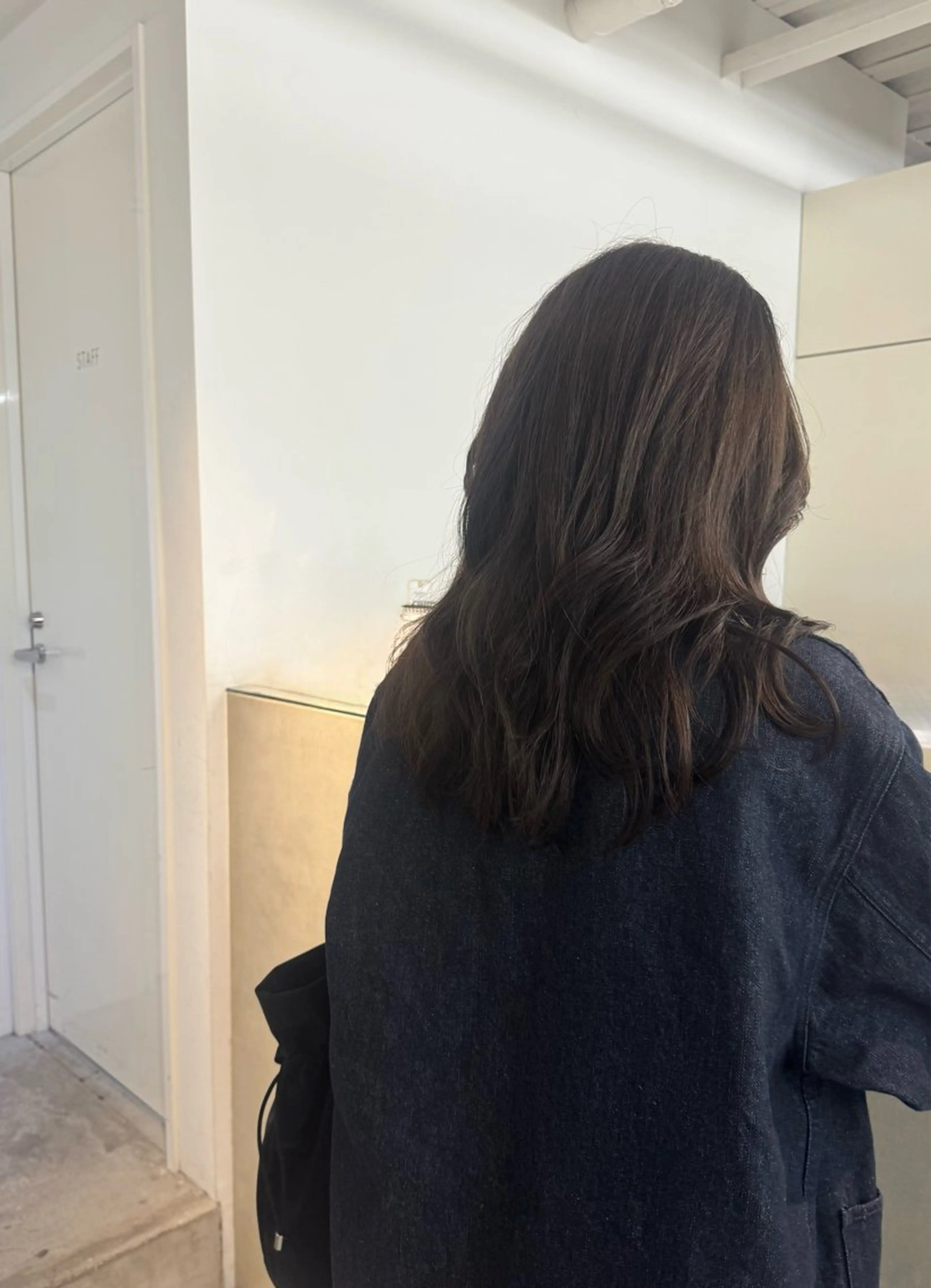 カラー ブラウンカラー オリーブブラウン カラーモデル募集 三浦真理恵のヘアスタイル