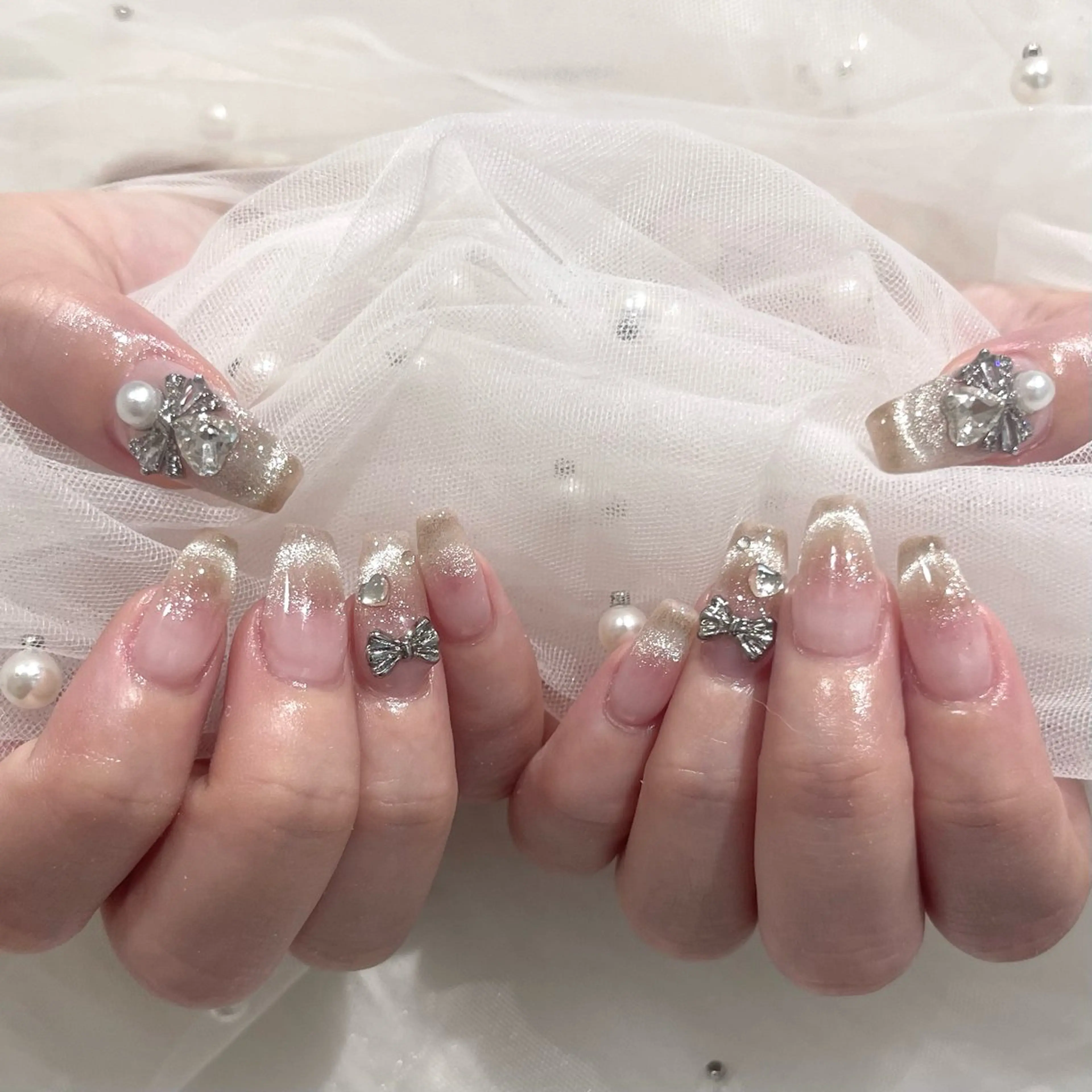 ネイル ハンドネイル 🧁fein. nana🩵のネイルデザイン