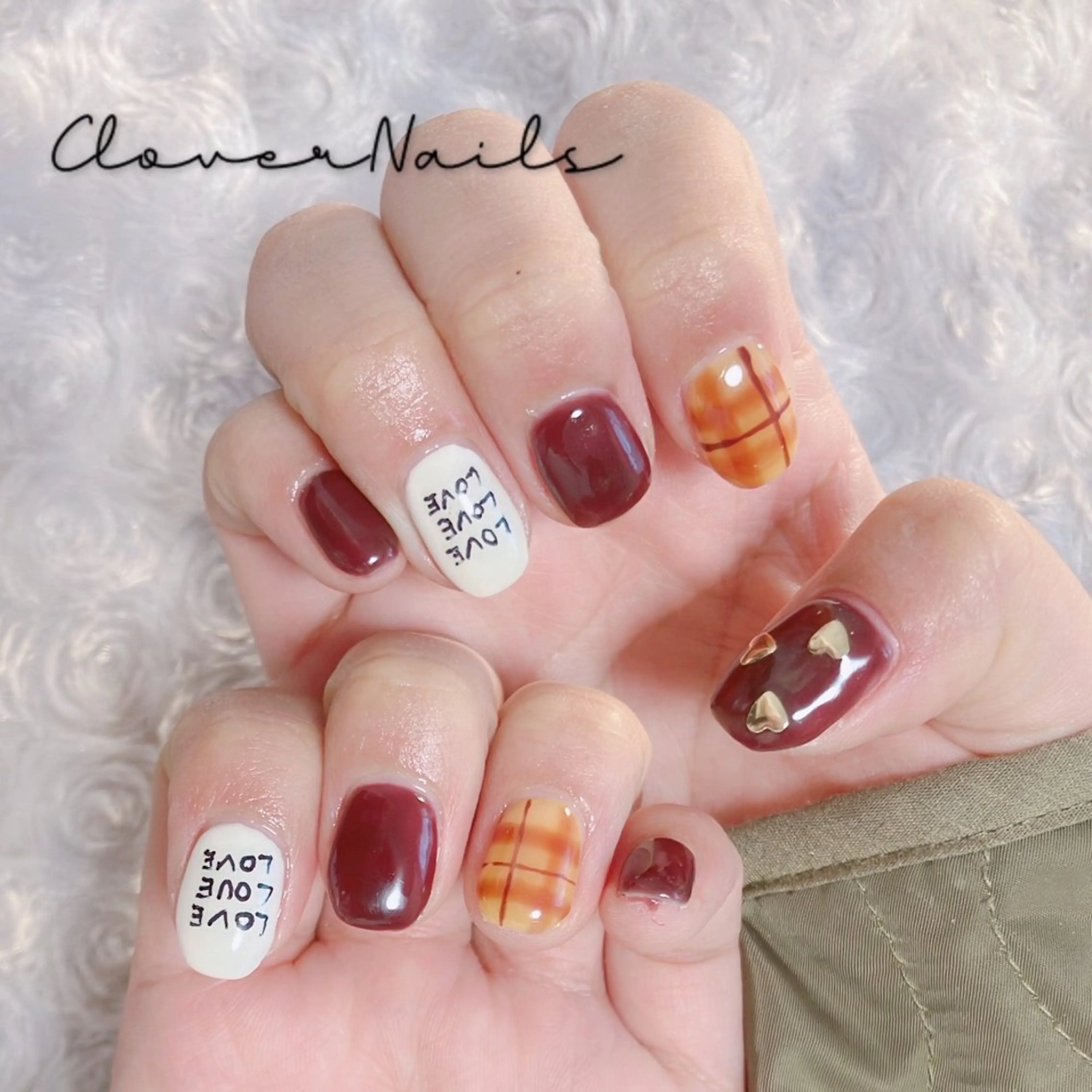 ネイル ハンドネイル 自宅ネイルサロン クロバーネイルのネイルデザイン