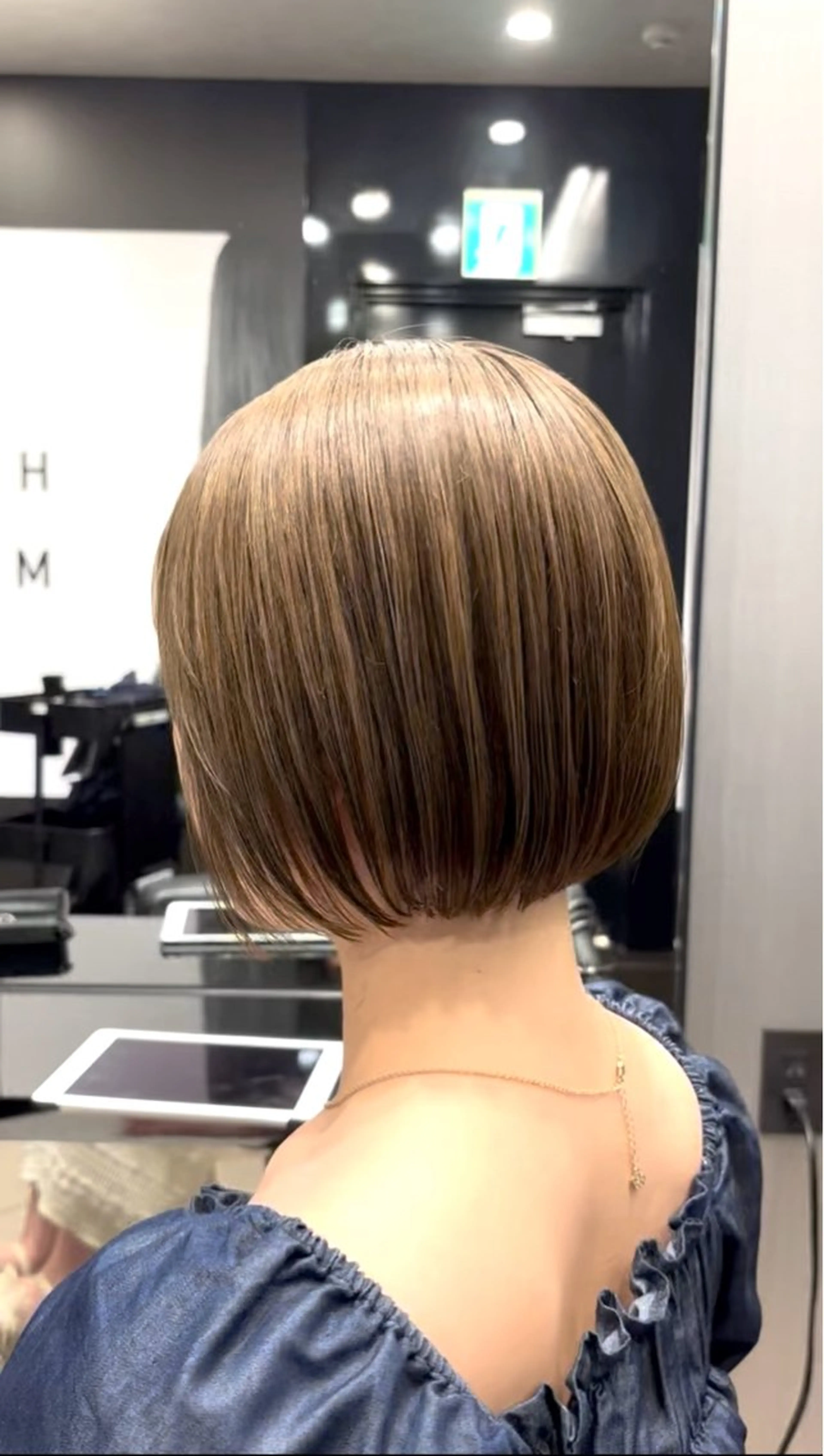 ショート ボブ 縮毛矯正 カット ヘアカラー HARUKI  MINATO Japan広島紙屋町店所属・hmj紙屋町店 脊戸智志のエステ・リラクイメージ