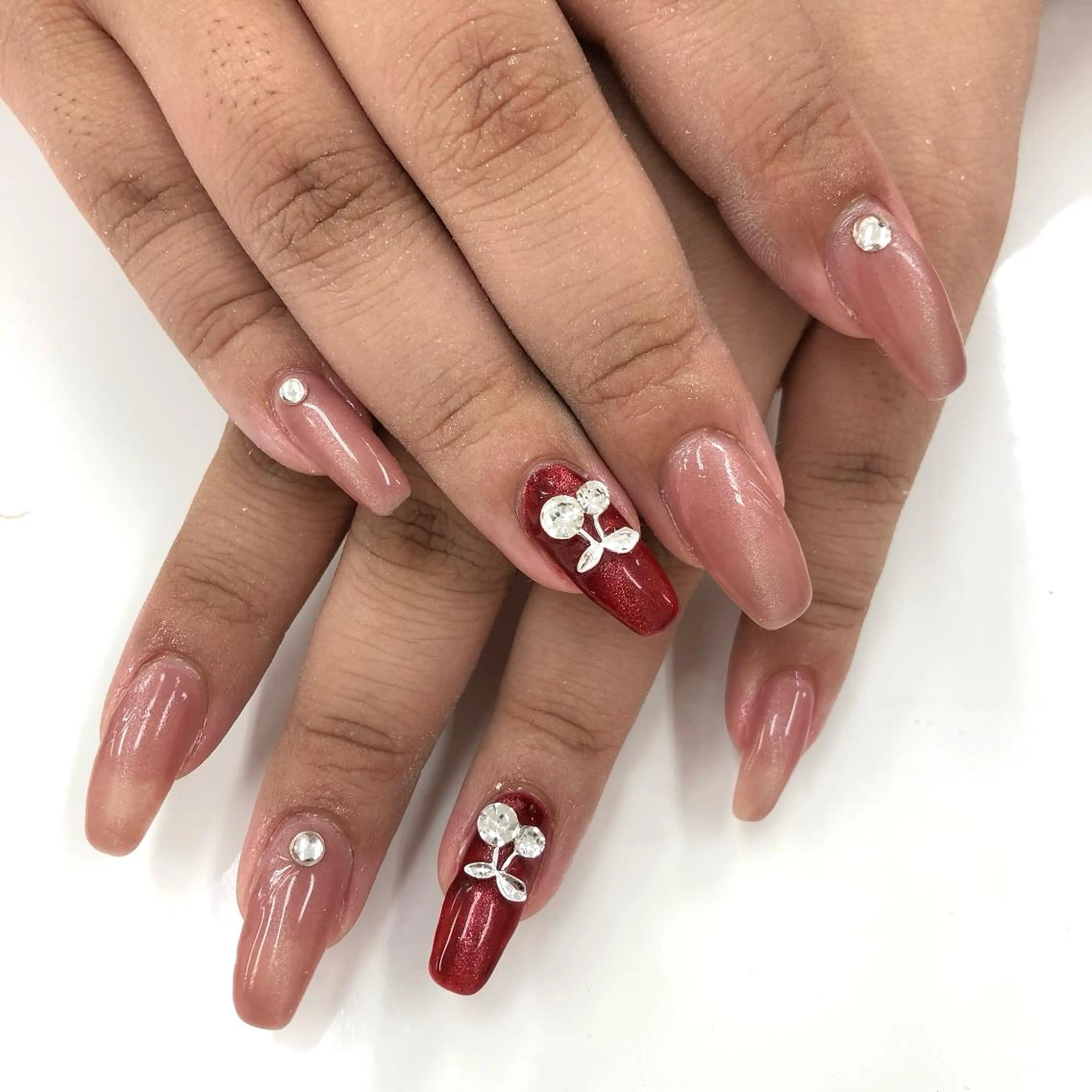 ネイル マグネットネイル 持ち込み ハンドネイル 🌺Bianca立川 HAGA🌺のネイルデザイン